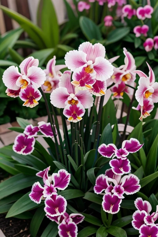 generar imagen de orquidea con el numero aureo y sin el numero aureo