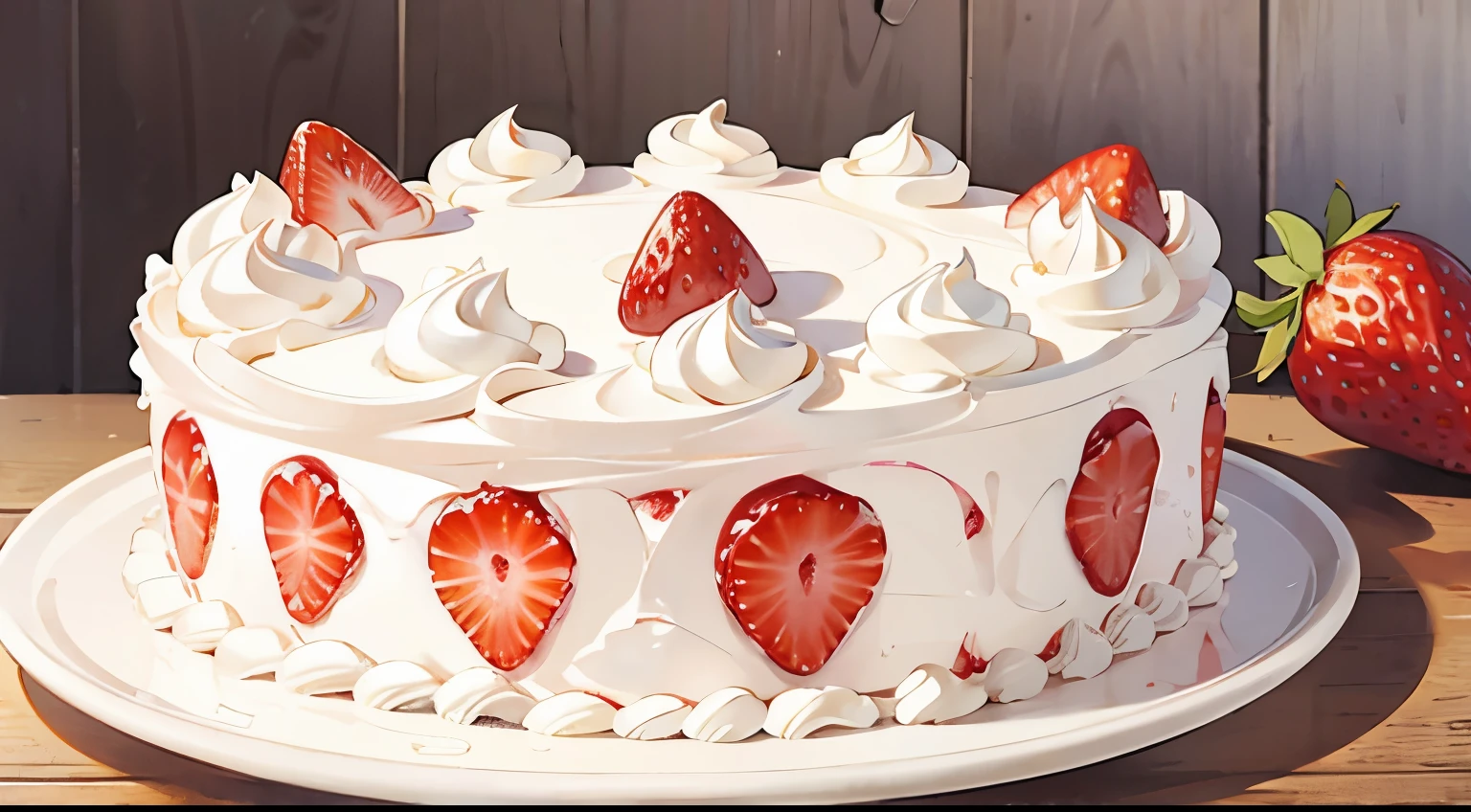 strawberry cake