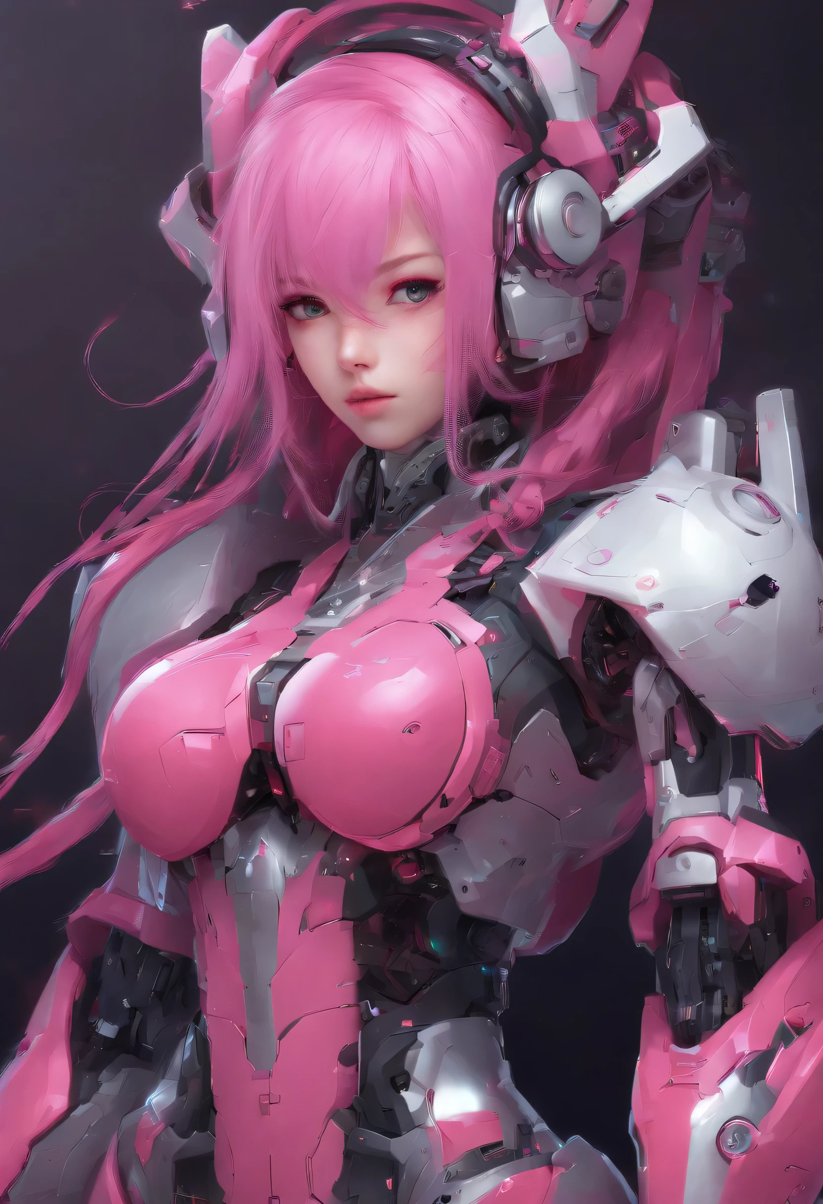 long pink hair,anime girl with a sword in her hand, wlop and krenz cushart, Best anime 4k konachan wallpaper, Detailed digital anime art, 4k highly detailed digital art, highly detailed anime, 8K high quality detailed art, Anime art wallpaper 4 K, Anime art wallpaper 4k, krenz cushart and wenjun lin