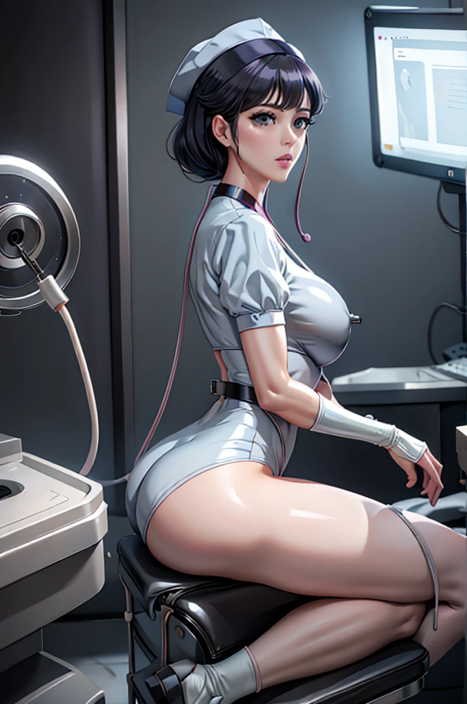 nurse uniform,hospital, latex nurse suit,nurses,busty,elbow gloves,labcoat,grey hair woman,red eyes , gigantic ,medical instruments,asian nurse,two nurses,speculum,examination room,oversize ,big ass ,strap on, lay on table ,legs spreaded,giving birth,gyno chair , dentist,Milf,latex,translucent uniform,oversize breasts