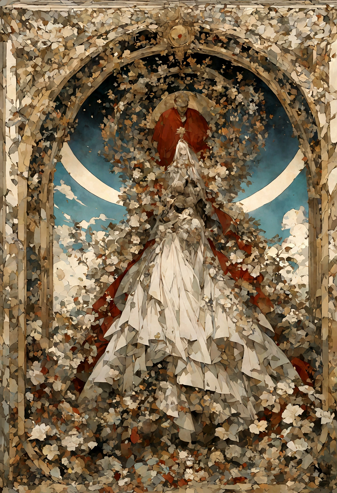 In Dante's Divine Comedy, Especially the part called the first heaven: Moon, Those who have broken their unchanging vows live there.. This passage shows a weakness in love for God.