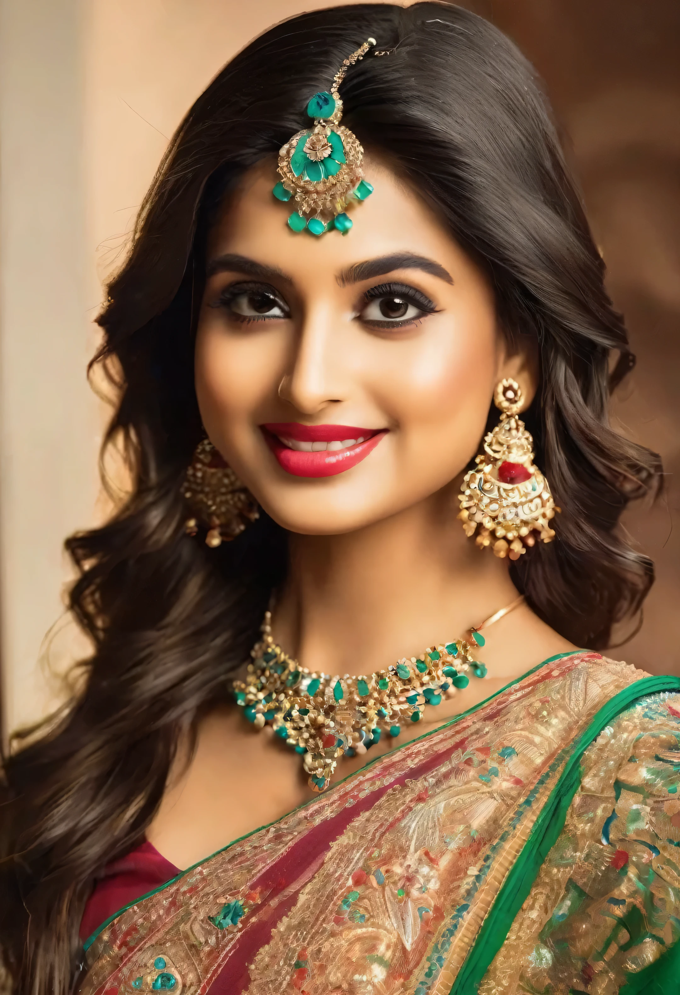 make a indian girl perfect face