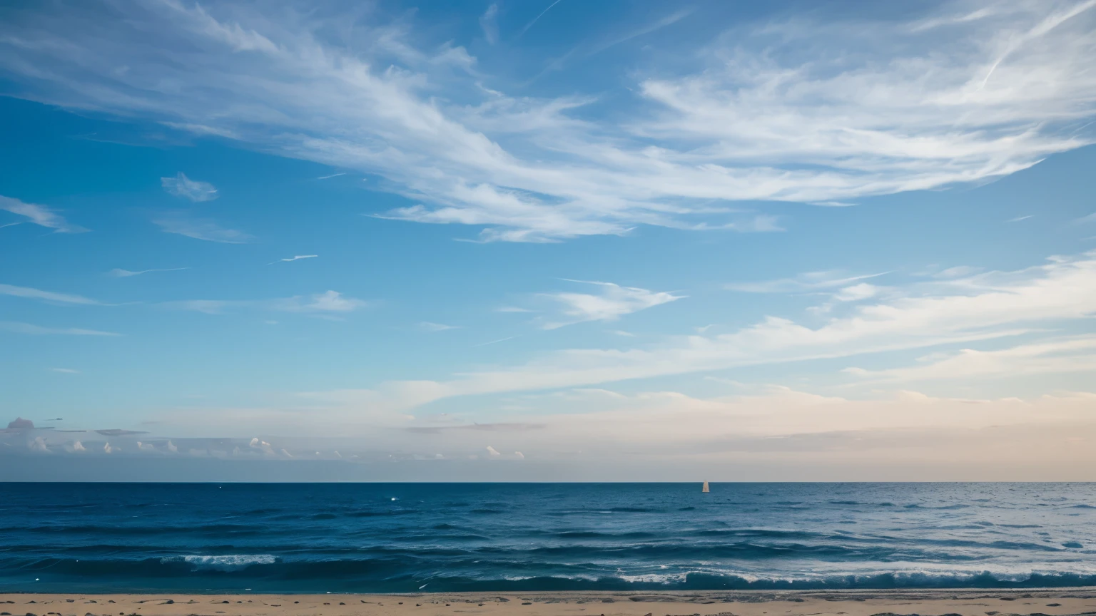 A beautiful sea without people