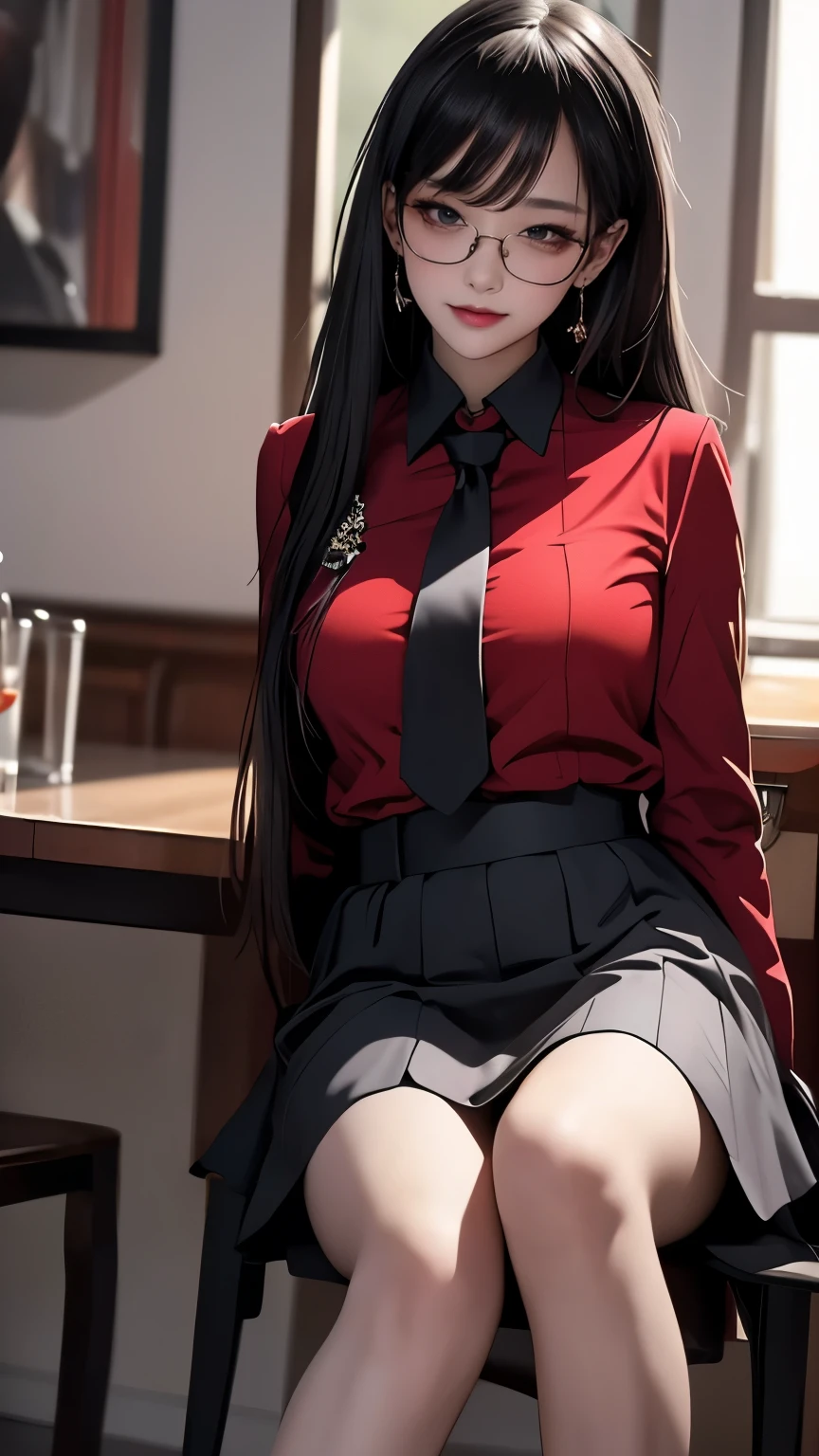 high school girl,(leaning forward:1.2),(random hairstyle),(Highest image quality,(8K), Ultra-realistic, Best Quality, High quality, High Definition, high quality texture, high detailing, Beautiful detailed, fine detailed, extremely details CG, Detailed texture, realistic representation of face, masterpiece, presence)