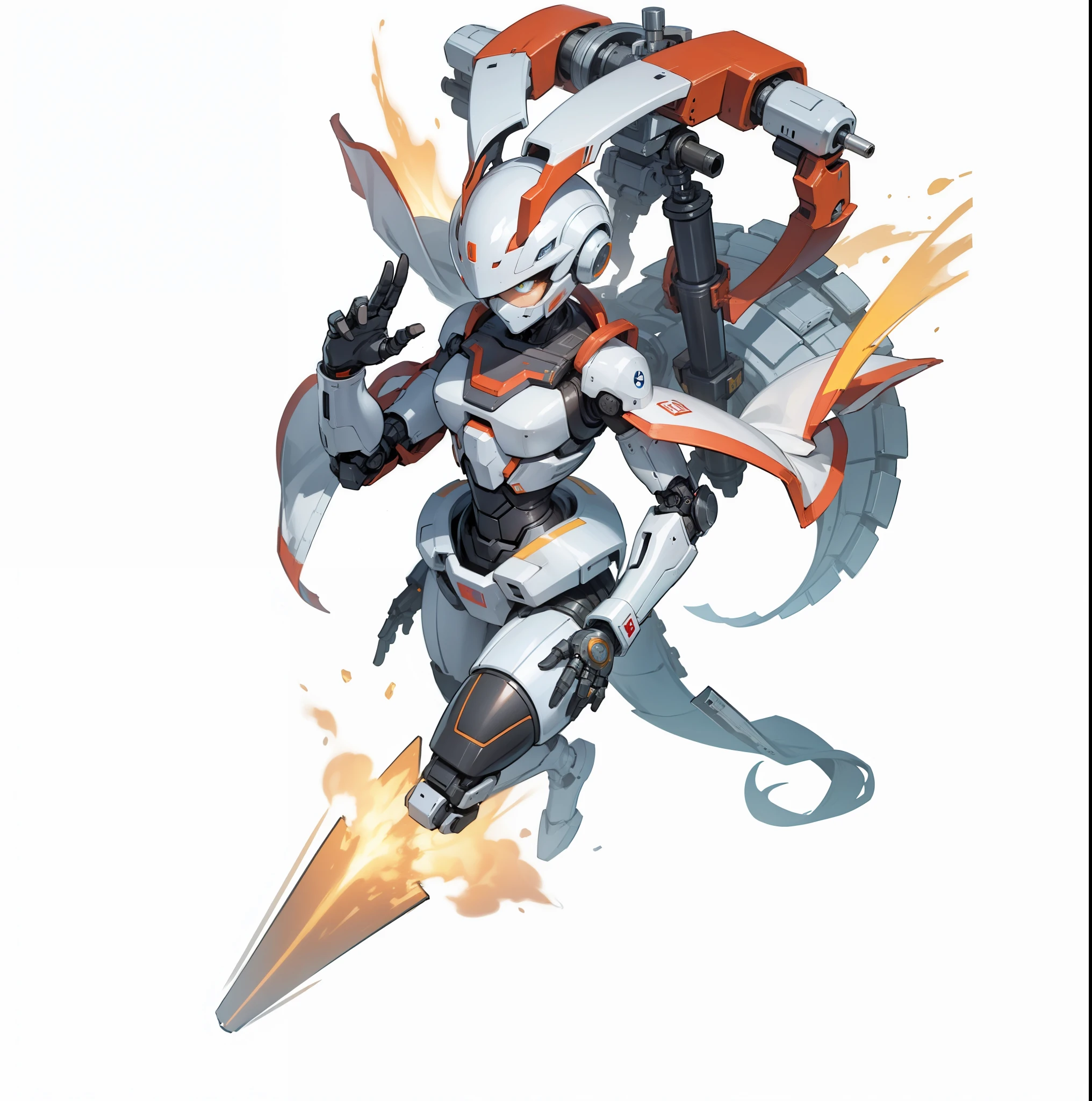 man, Science fiction,Robotic Arm,Large shoulder blade