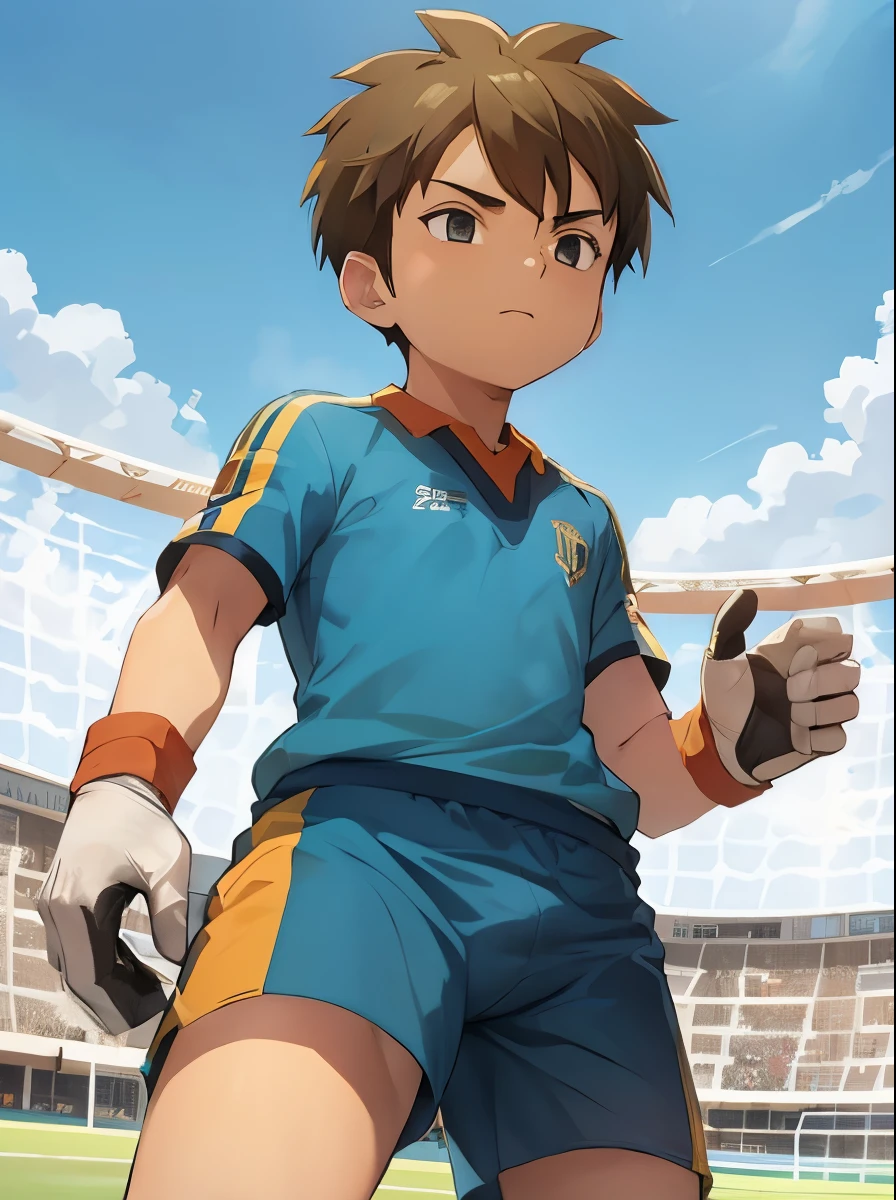boy, 13 y, front , football pant, crotch bulge