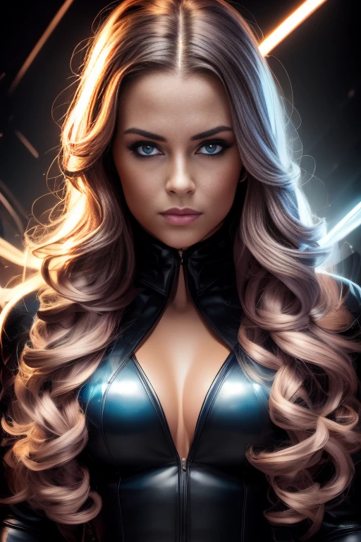 1girl felicia hardy, black catsuit, beautiful detailed eyes, beautiful detailed lips, extremely detailed face and skin, long white hair, mask, claws, thigh-high boots,   , night cityscape, neon lights, (best quality,4k,8k,highres,masterpiece:1.2),ultra-detailed,(realistic,photorealistic,photo-realistic:1.37),cinematic lighting,dramatic shadows,vibrant colors,dynamic composition,marvel comics character