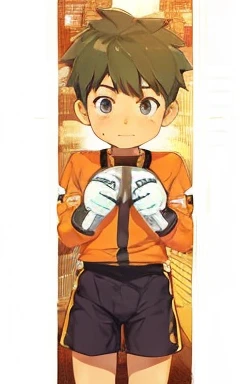 boy, 13 y, front , football pant, crotch bulge