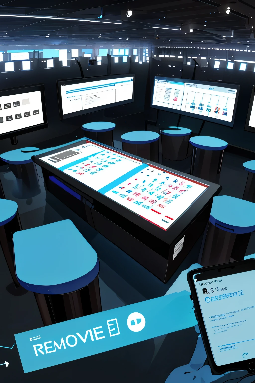 An image of a digital platform named "remEv", where each event, hackathon, tech meet, and more gets synchronized to the user's calendar. The platform's name, "remEv", is the only text visible on the screen, positioned boldly and centrally. The interface of the platform boasts a sleek, modern design, with a minimalistic layout that prioritizes usability and accessibility. On this platform, users can easily navigate through upcoming events, manage their schedules, and engage with the tech community. The platform's name, "remEv", signifies a connection to events and an efficient approach to managing them.