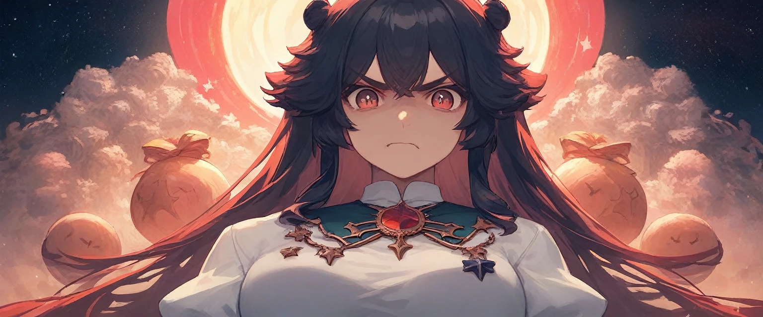 core_9, score_8_up, score_7_up, masterpiece,hd,best quality, source_anime,rating_safe,many cute beautiful females\(JK, hair color and eye color are cosmic,breast,cute hair\) are in line and looking you down with (big hate and big disgusts:1.7),cowboy shot