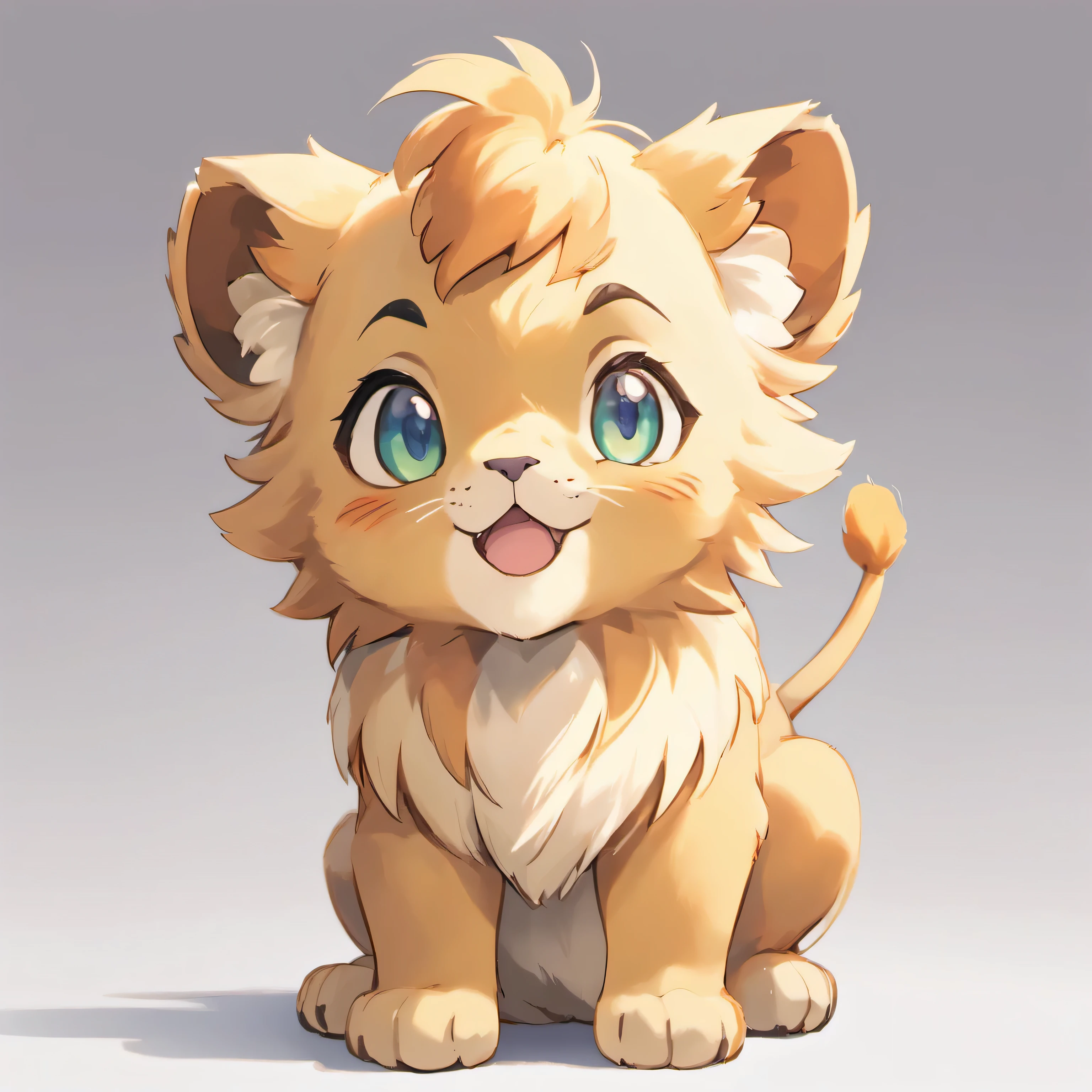 a cute lion cub, white background, detailed portrait, extremely detailed face, soft fur, beautiful eyes, adorable expression, photorealistic, highly detailed, 8k, cinematic lighting, dramatic shadows, vibrant colors, natural lighting, cute and playful, digital art, concept art, masterpiece
