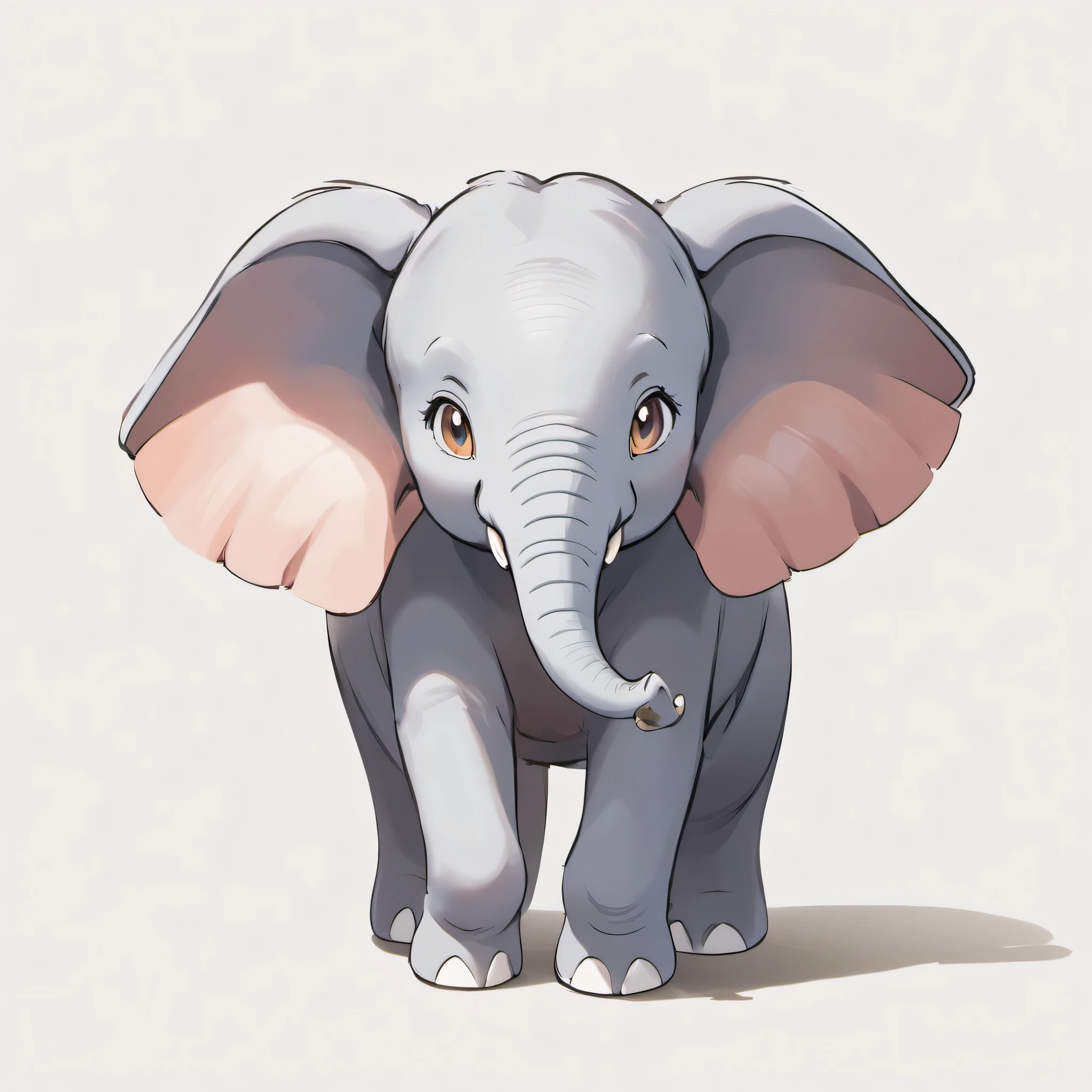 (best quality,4k,8k,highres,masterpiece:1.2),ultra-detailed,(realistic,photorealistic,photo-realistic:1.37),African elephant, white background, illustration, detailed trunk, detailed eyes, detailed skin texture, large ears, tusks, standing pose, natural lighting, vibrant colors, photographic, studio lighting