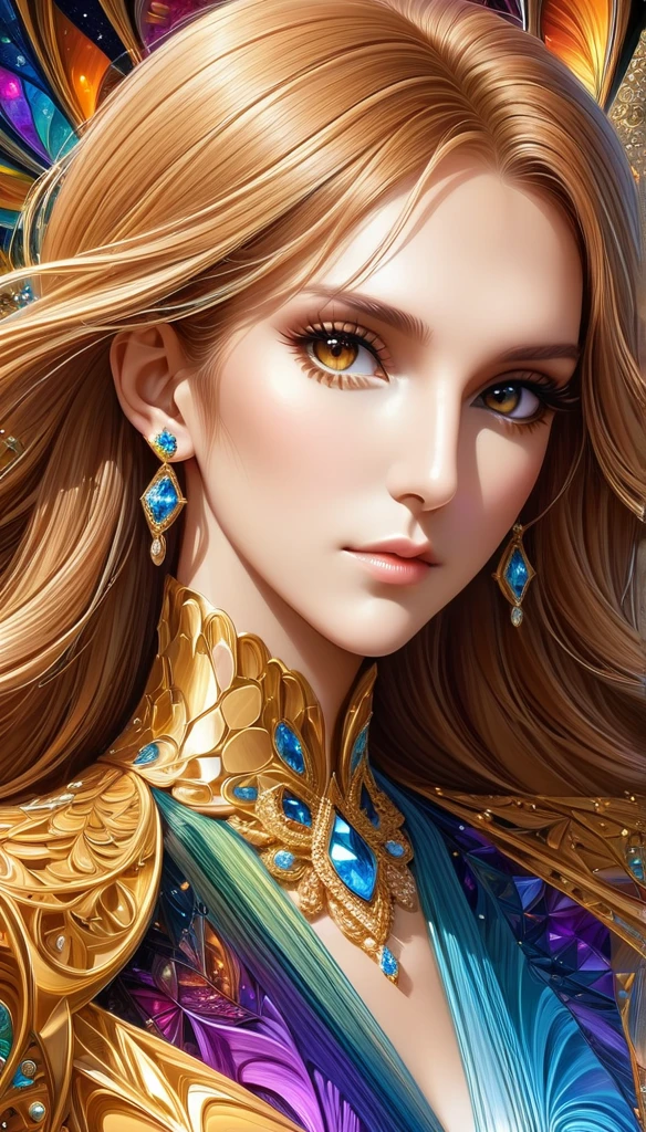 Close-up photos,whole body,masterpiece,Top quality,best quality,Official Art,(beautiful and aesthetic:1.2),(1 celine dion),Extremely detailed,(Fractal Art:1.3),rich and colorful,The most detailed,