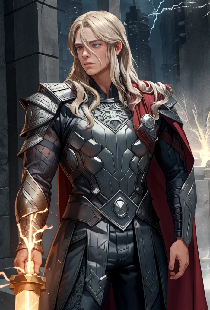 thor, hammer, lightening ,