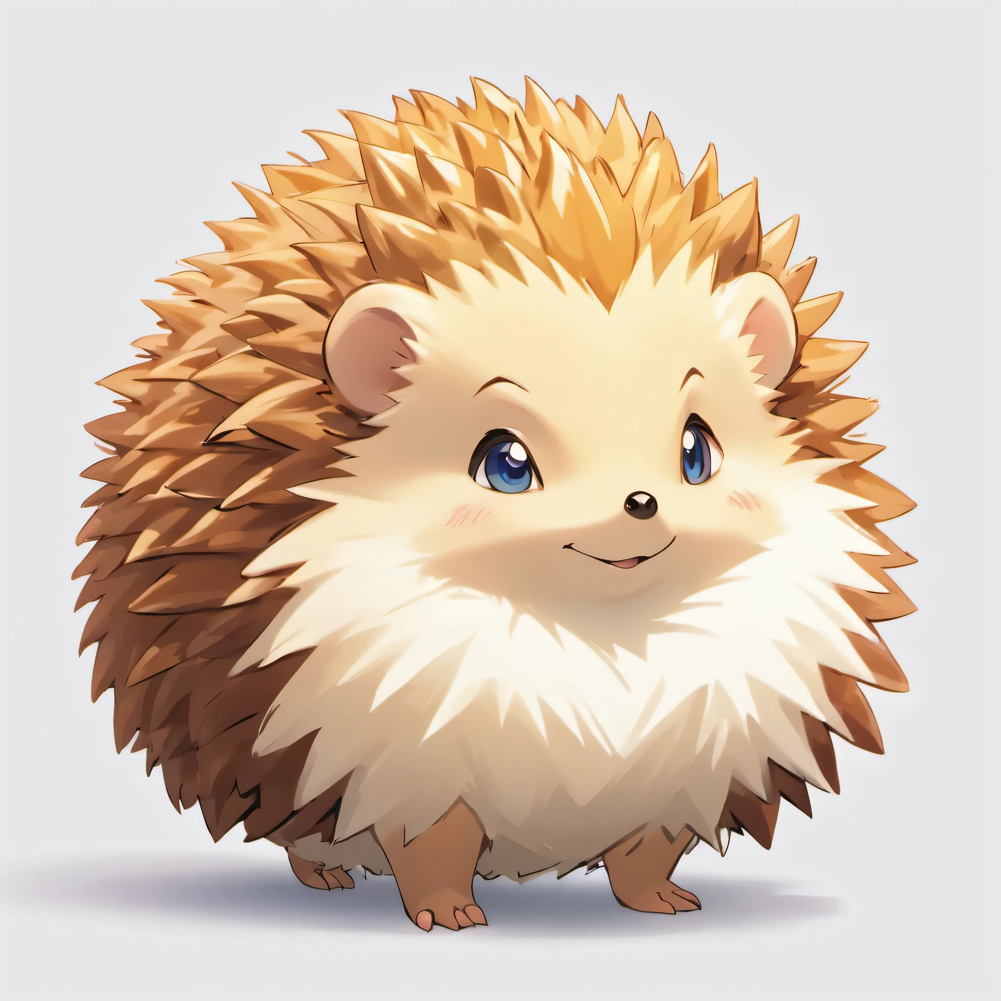 a baby hedgehog, cute hedgehog, adorable hedgehog, hedgehog on white background, detailed hedgehog, fluffy hedgehog, baby animal, small animal, animal portrait, (best quality,4k,8k,highres,masterpiece:1.2),ultra-detailed,(realistic,photorealistic,photo-realistic:1.37),highly detailed, intricate details, soft lighting, natural lighting, minimalist background, clean background, vibrant colors, warm colors