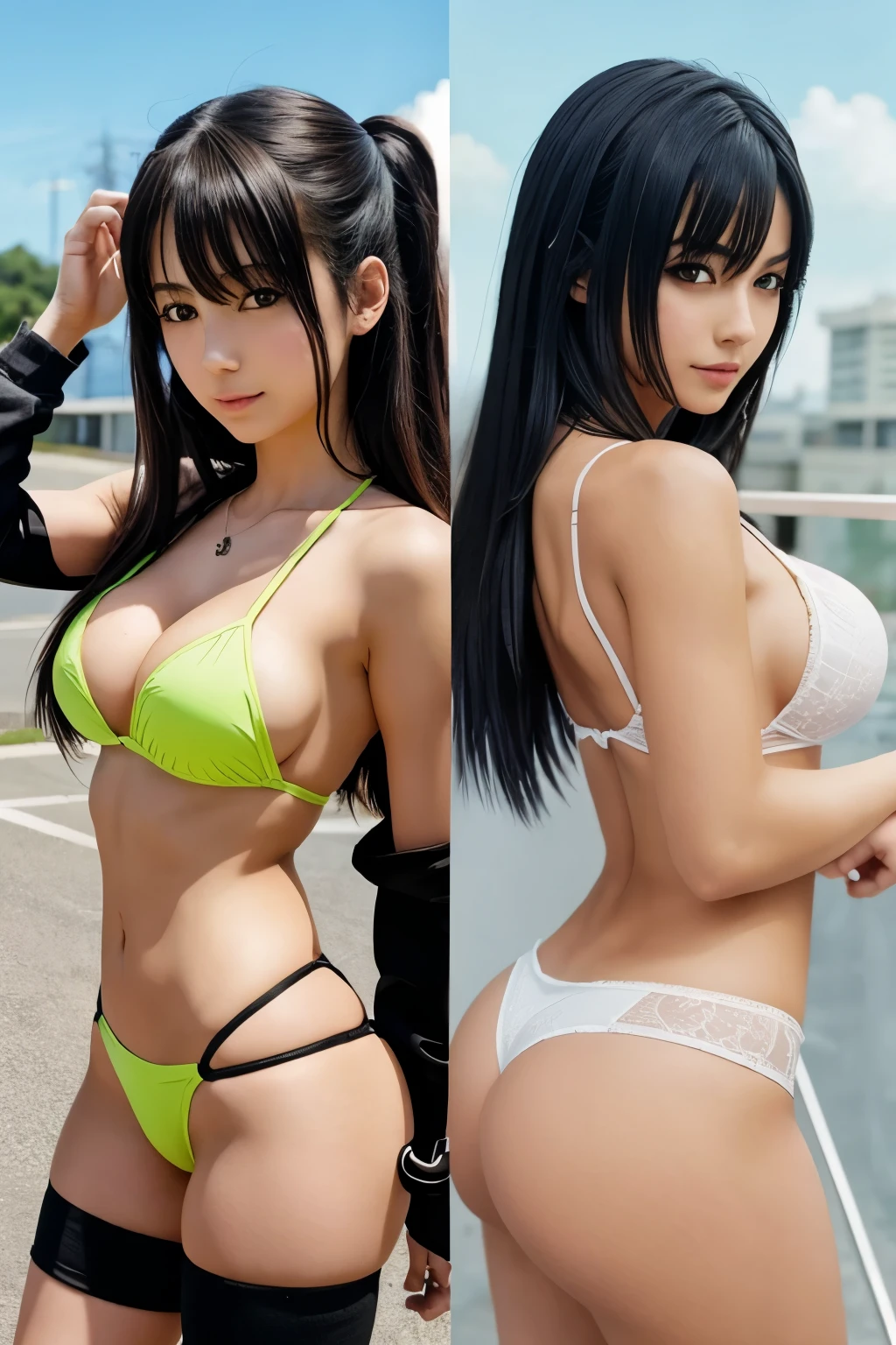 Creat a hot Anime to reality girls