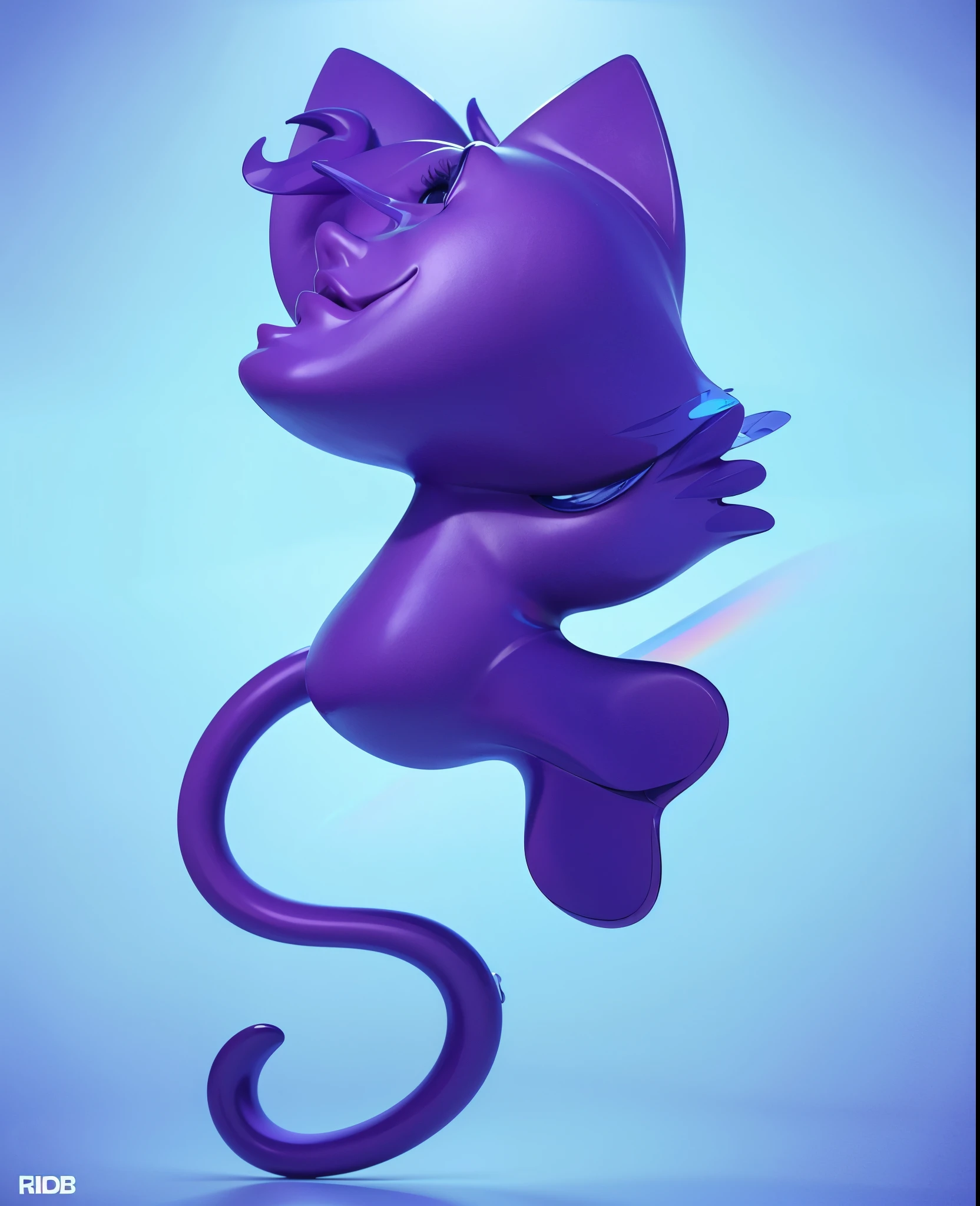 purple plastic glossy texture, smooth 3d model, multiple light sources, rim light, sharp post effects render, (glossy plastic texture with multiple big light p), perfect cgi, smooth silhouette, high intensity refraction, (super glossy plastic material), most beautiful vfx, blue background, plastic refractions, realistic, 4k, high resolution, rim light, photo shoot, commercial photo, profile shot, 4k, rim light, high resolution, 4k, glossy texture, smooth 3d model, multiple light sources, (plastic texture with multiple big light probe refractions), perfect cgi, cgi art created only with gradients, smooth silhouette, high intensity refraction, (super glossy material), most beautiful vfx, blue background, refractions, multiple light sources, rim light, render, perfect cgi, digital art, detailed digital art, reflective, best Purple creature with black eyes and a smile and a pool in its mouth deep children's water pool filled. Create цветной рендеринг zbrush. perfect cgi, cgi art created only with gradients, smooth silhouette, Create ultra sharp skin, high intensity refraction, (plastic material), most beautiful vfx, blue background, plastic refractions, glossy texture, smooth 3d model, multiple light sources, rim light, sharp post effects render, (glossy plastic texture with multiple big light probe refractions), perfect cgi, cgi art created only with gradients, smooth silhouette, high intensity refraction, (plastic material), most beautiful vfx, blue background, plastic refractions