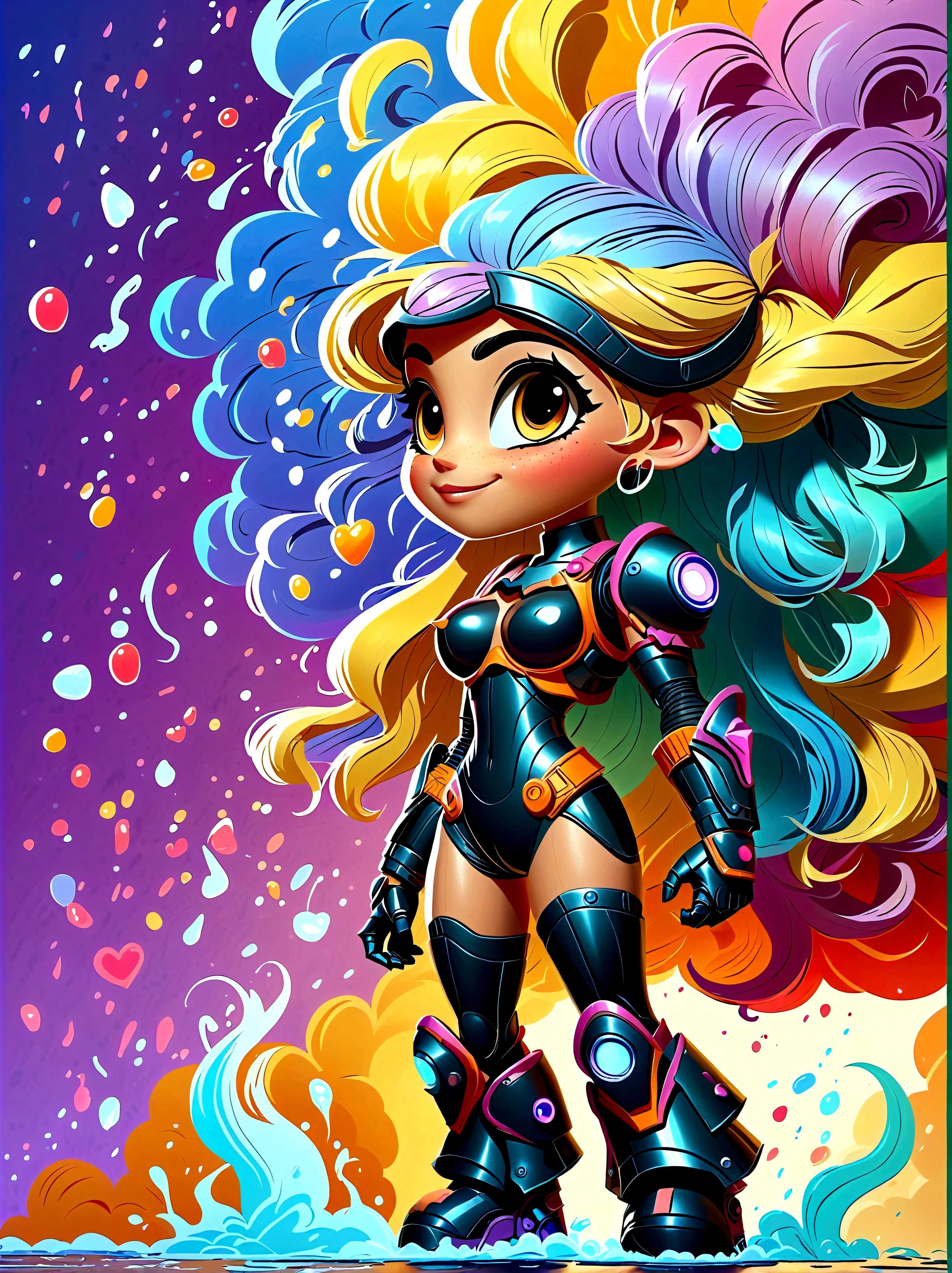 (masterpiece,Best quality:1.2,lifelike:1.4),Cartoon Characters,Vector illustration,Abstract style 1girl,full body,smoke,water,cloud,fire,, best quality, ultra high res, (photorealistic:1.4), Non-representational, colors and shapes, expression of feelings, imaginative, highly detailed, (transparent heavy armor warrior tranzp suit:1) neon vein, heavy armor helmet with purple and orange neon transparent glow made of ral-ledlights, 1kexx1