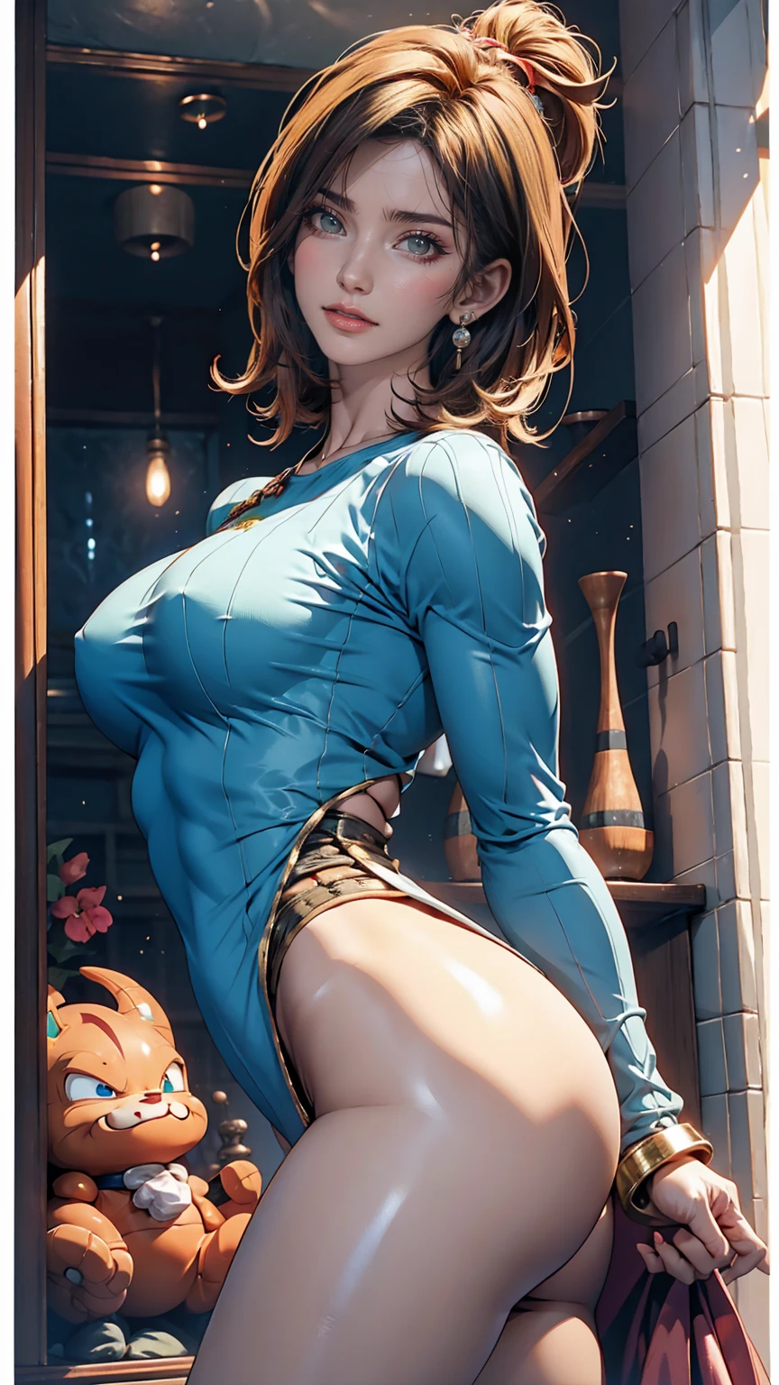 Dragon Ball、Artificial Human Room No. 18、Sexy proportions、Narrow waist