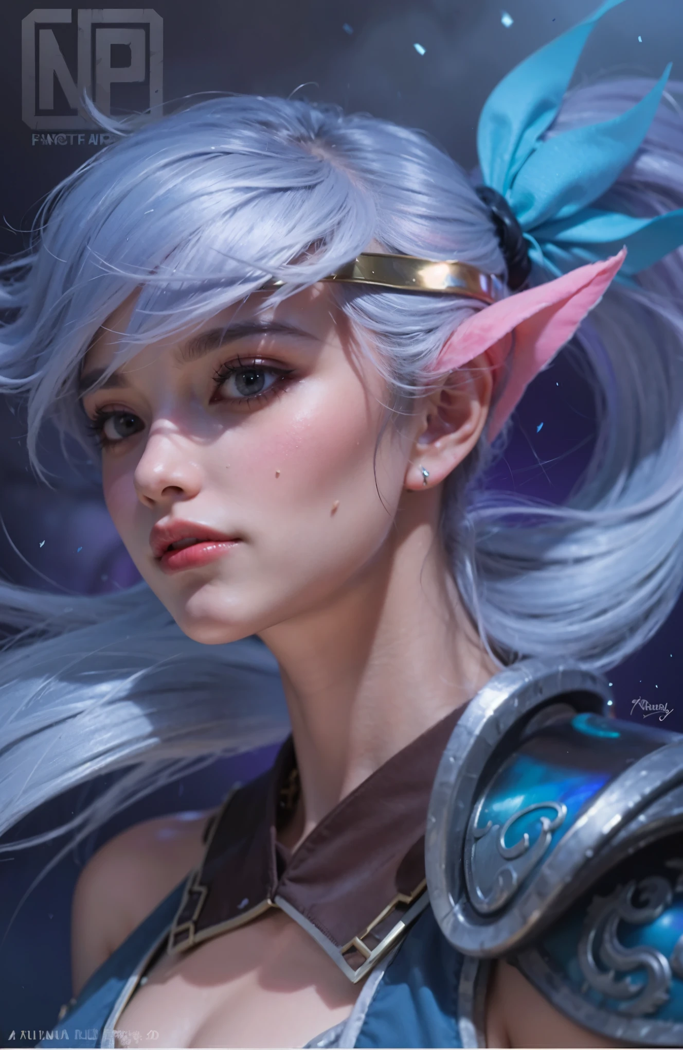 a close up of a 3 girls ,pink hair , big booobs , shadowbringers cinematic, 4 k detail fantasy, a beautiful fantasy empress, game cg, xianxia fantasy, xianxia hero, 2. 5 d cgi anime fantasy artwork, cinematic goddess close shot, ruan jia and artgerm, wow 4 k detail fantasy, hyperdetailed fantasy character