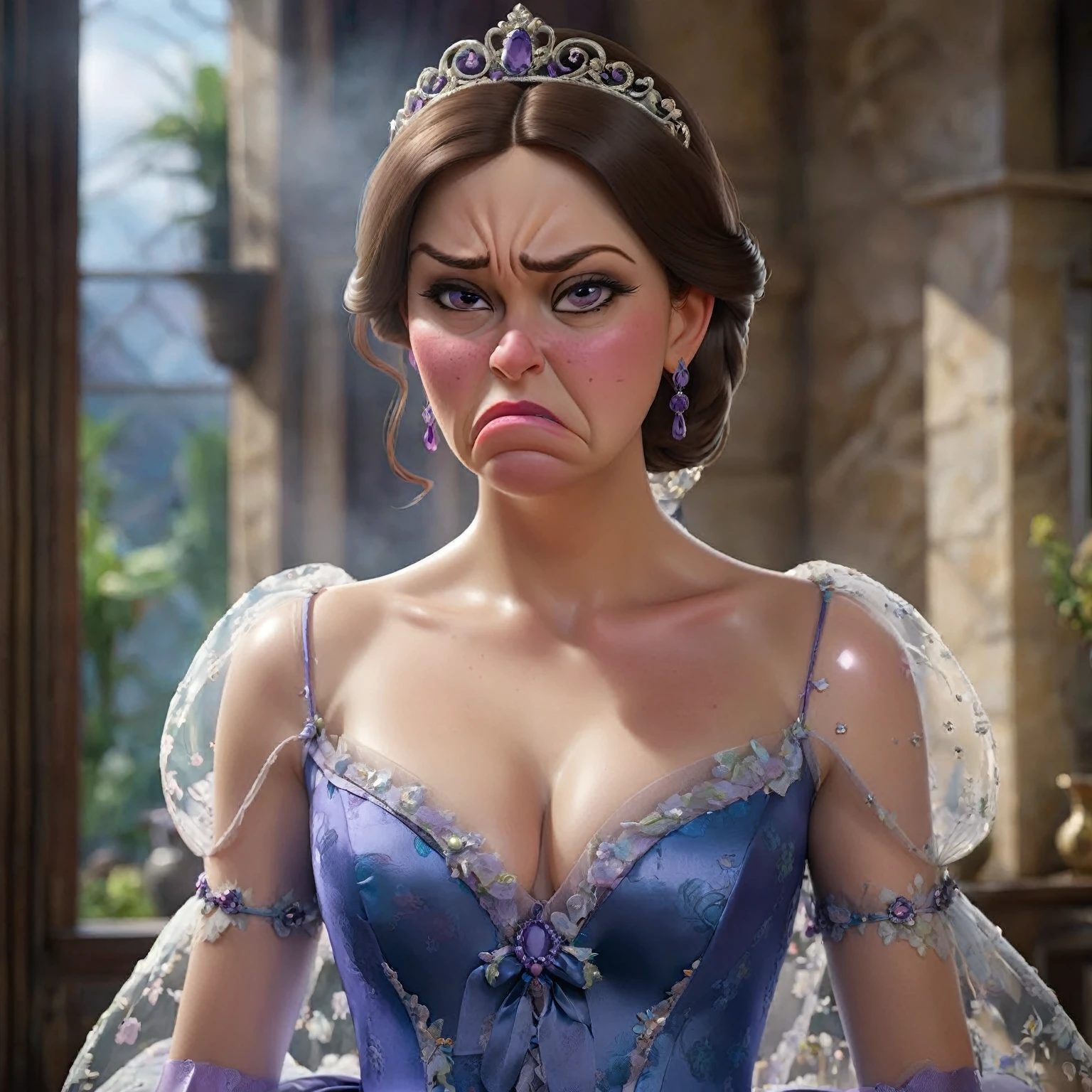 disgusted look, ugly fashion, grimace