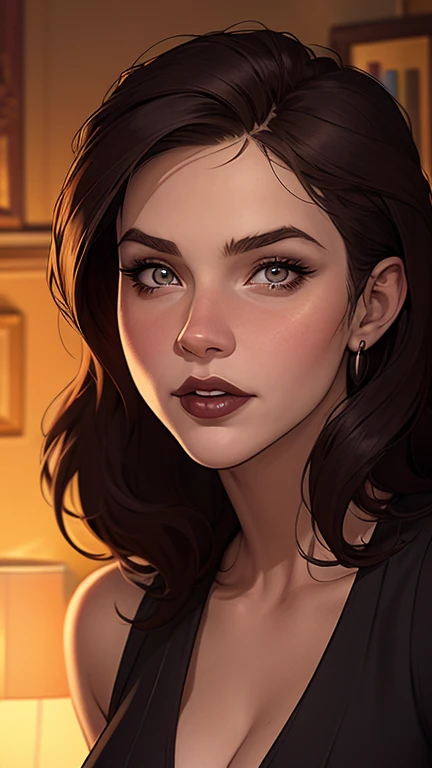 A closeup of a woman in a black top and a black bra, estilo de arte de charlie bowater, Estilo Charlie Bowater, retrato de vampiro, arte do personagem charlie bowater, Alena Aenami e Artgerm, Neoartcore e Charlie Bowater, Charlie Bowater cores ricas e profundas, lazy art style, Artgerm e Tom Bagshawum close de uma mulher com longos cabelos pretos e um colar, amoranto, Bela Delfina, mais conhecido como amoranto, Kailee Mandel, cabelo preto e olhos grandes, profile picture with headshot, jovem linda amoranto, pale and glowing skin, retrato de alta qualidade, com cabelos longos e olhos penetrantes, skin pale as ivory, Sydney Hanson mode white skin tone close-up portrait cartoon style GTA style digital illustration of a woman in a black dress and black hair, linda rainha vampira, linda rainha feminina vampira, gothic maiden, very beautiful gothic top model, beautiful vampira feminina, goth girl, goth girl, gothic maiden of the dark, Gothic style, gothic woman, gothic clothes, gothic outfit, moda vampiro, vampira feminina, wearing a gothic dress Close-up of a woman with long hair and a sweater, cabelo castanho encaracolado, linda modelo, retrato de alta qualidade, medium portrait soft light, parece a jovem liv tyler, retrato colorido, linda mulher, cabelo loiro cacheado | d & d, beautiful portrait lighting, uma linda jovem, modelo muito lindo, Retrato de 50mm, medium to long brown curly hair, close-up of a person wearing tie and sweater;, Hermione Granger, inspirado em Hermione Hammond, hermione, Emma Watson como Hermione Granger, Ema!! watson!!, Emma Watson como Harry Potter, Emma Watson is no Dryad, Emma Watson, portrait foto de Emma Watson, foto de Emma Watson, still do filme de emma watson, with the face of Emma Watson a cartoon of a woman in a bikini and panties, CO Commission, high resolution commission, realistic bikini, garota anime sedutora, nico robin, artgerm extremamente detalhado, fofosexyrobutts