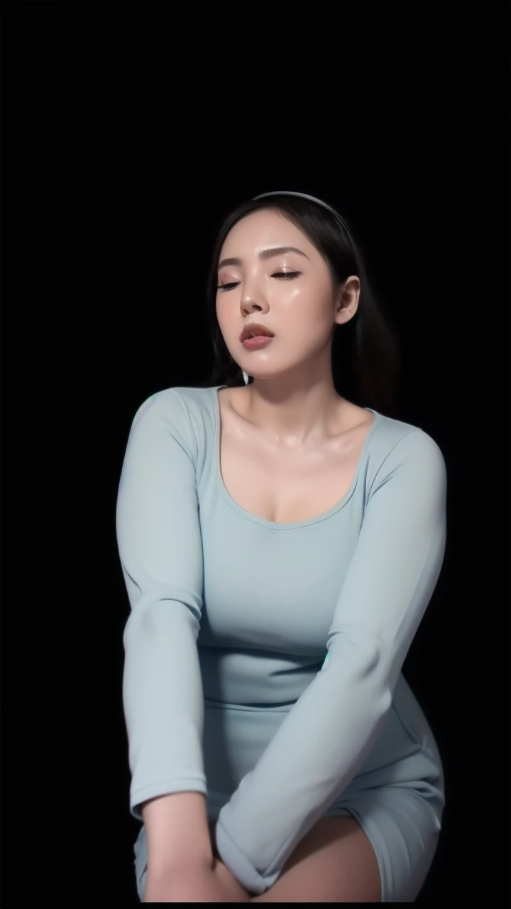HIJAB MALAY GIRL,, IMF as a good Guy, TECHNOLGY, AI, futuristic, blockchain, International Monetary Fund, (MATRIX WORLD), ((look In front at the camera CLOSED YOUR EYES and open your mouth)).
