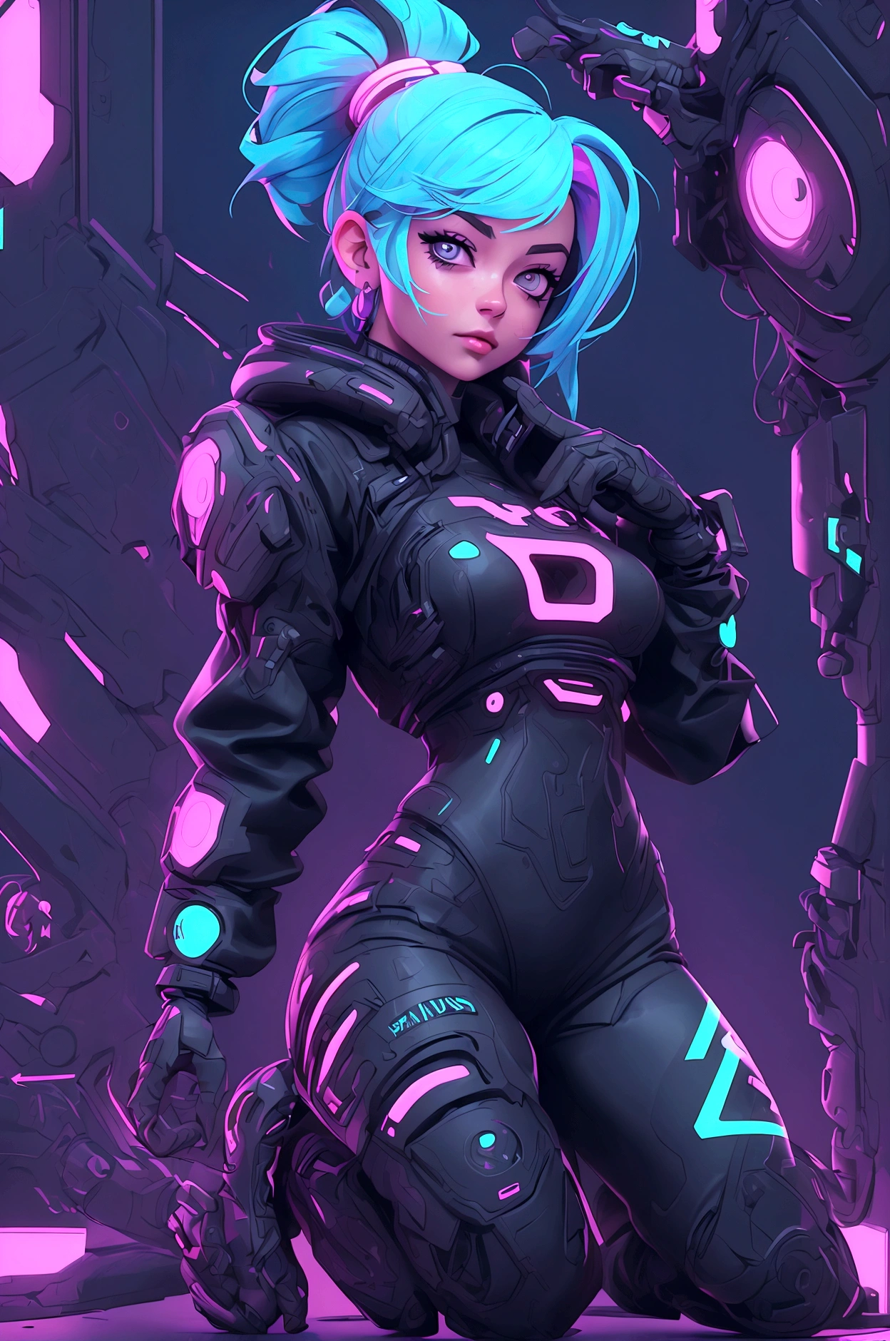 (best quality,realistic:1.2),(best quality,4k,8k,highres,masterpiece:1.2),ultra-detailed, primer plano, plano del rostro, hiper nitido, hiper detallado, A closeup of Kristin Kreuk in a neon suit, Ambiente ciberpunk, cyberpunk with neon lights, Luz cyberpunk brillante, agachado,Vibraciones ciberpunk, Cyberpunk lighting, estilo ciberpunk, neon cyberpunk style, En el estilo cyberpunk, mira ciberpunk, cyberpunk dreamy girl, foto ciberpunk, neon cyberpunk, cyberpunk aesthetic, ropa de calle ciberpunk, cyberpunk aesthetic, estilo de arte ciberpunk, Portero del streetwear cyberpunk,sabes, dedos perfectos,neon hair color, Textura de detalle, detalle del cabello,Pantalon long ???? fluo, hermoso rostro,por el WAVY,Detailed neon black shoes..,HDR, 8k, absurdres, cinestill 800, sharp focus, 4k , great details and colours, HDR, 8k, absurdres, cinestill 800, sharp focus, add_detail:2, Ultra HD | | | ((Fullbody-shot)) add_detail:2 (1woman, solo)
