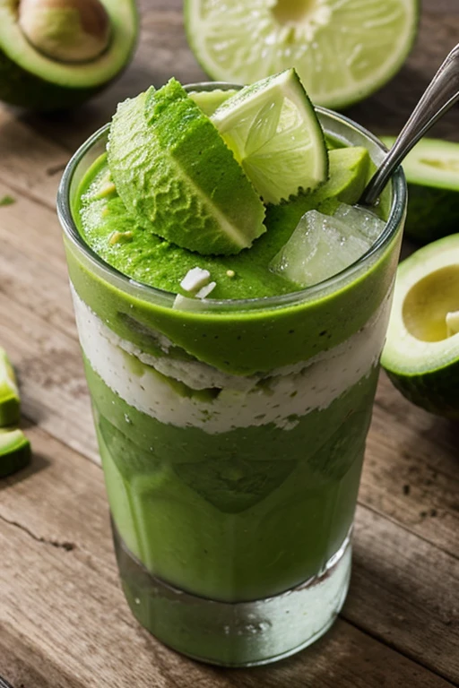 Un raspado de hielo con sabor unicamente a palta