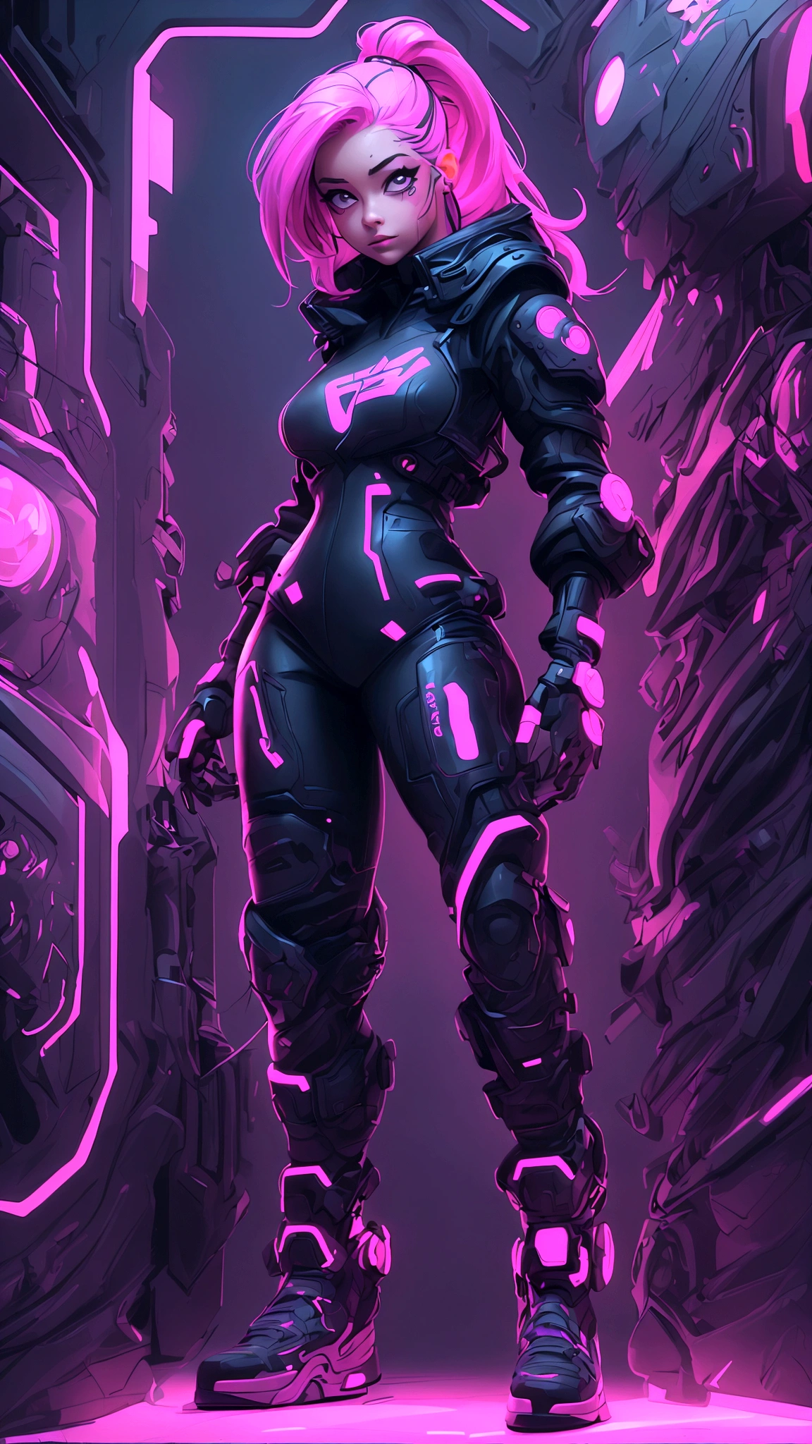 (best quality,realistic:1.2),(best quality,4k,8k,highres,masterpiece:1.2),ultra-detailed, primer plano, plano del rostro, hiper nitido, hiper detallado, A closeup of Kristin Kreuk in a neon suit, Ambiente ciberpunk, cyberpunk with neon lights, Luz cyberpunk brillante, agachado,Vibraciones ciberpunk, Cyberpunk lighting, estilo ciberpunk, neon cyberpunk style, En el estilo cyberpunk, mira ciberpunk, cyberpunk dreamy girl, foto ciberpunk, neon cyberpunk, cyberpunk aesthetic, ropa de calle ciberpunk, cyberpunk aesthetic, estilo de arte ciberpunk, Portero del streetwear cyberpunk,sabes, dedos perfectos,neon hair color, Textura de detalle, detalle del cabello,Pantalon long noir fluo, hermoso rostro,por el WAVY,Detailed neon black shoes..,HDR, 8k, absurdres, cinestill 800, sharp focus, 4k , great details and colours, HDR, 8k, absurdres, cinestill 800, sharp focus, add_detail:2, Ultra HD | | | ((Fullbody-shot)) add_detail:2 (1woman, solo)