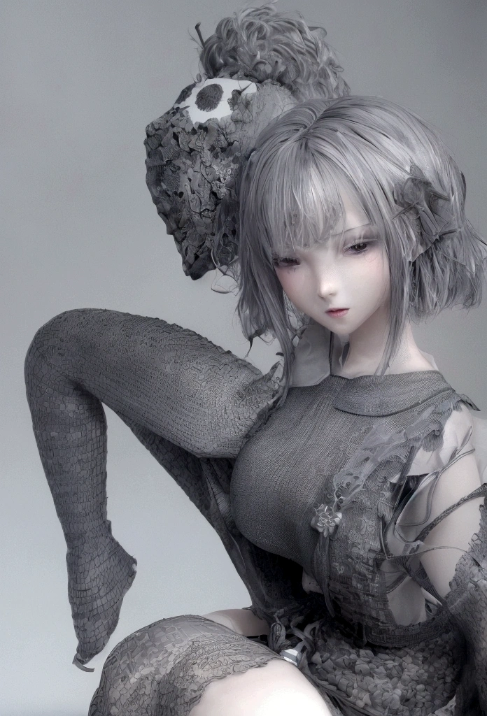 穿著實驗服和聽診器的男醫生和女醫生的Cartoon Characters , Animated Characters, Stylized characters, Animation style rendering, 3D stylization, , 3D rendering style, Cartoon Rendering Keyshot, 3D Characters, 3D Characters, 3D rendering style, 3D character rendering, Cartoon Characters, Close-up characters, Character poses, (Pixar style) (Bokeh) (best quality) (Delicate skin) (Detailed texture) (8K) (Clay) (movie lighting) (Sharp focus,Sit down and raise your upper body