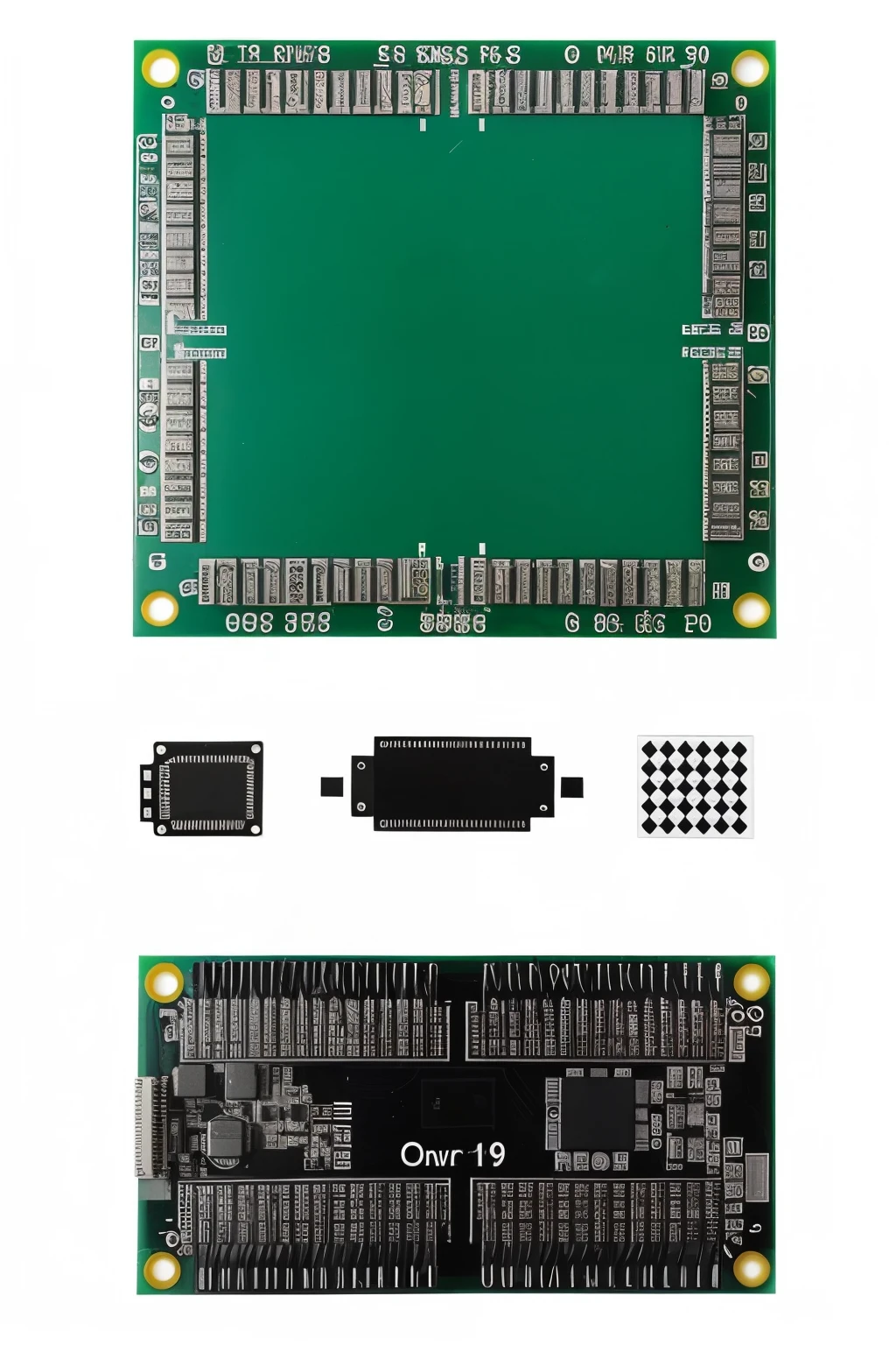 Using the camera to capture the Go board, the camera captures and the microcontroller transmits the image data to the cloud server, so that users can watch the game in real time at home. (To show microcontroller, camera and cloud server, Go board (19*19), black and white pieces (more than 10 pieces) in the picture)