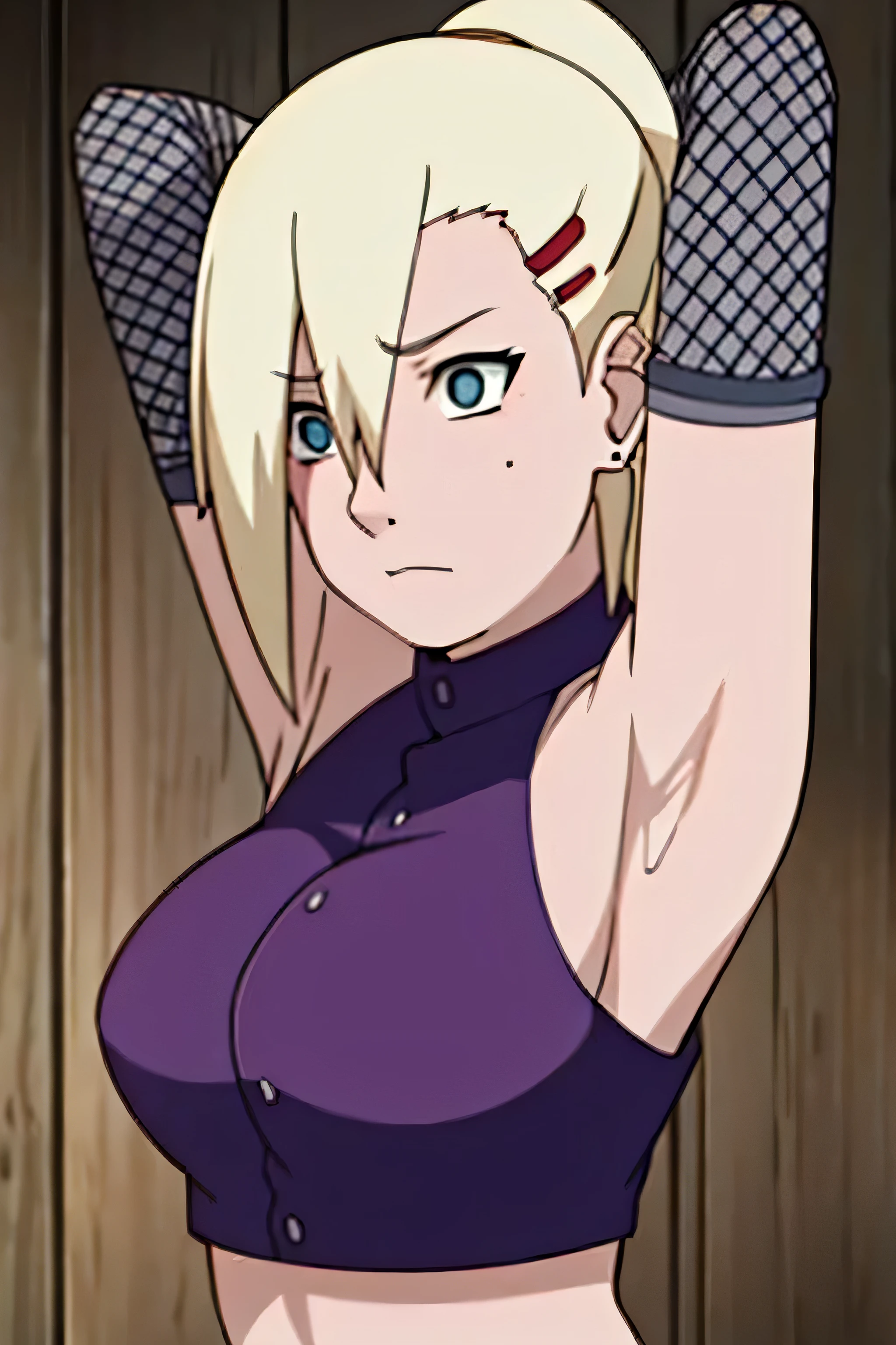 armpits,arms up,showing armpits,arms behind head, tired,exhausted