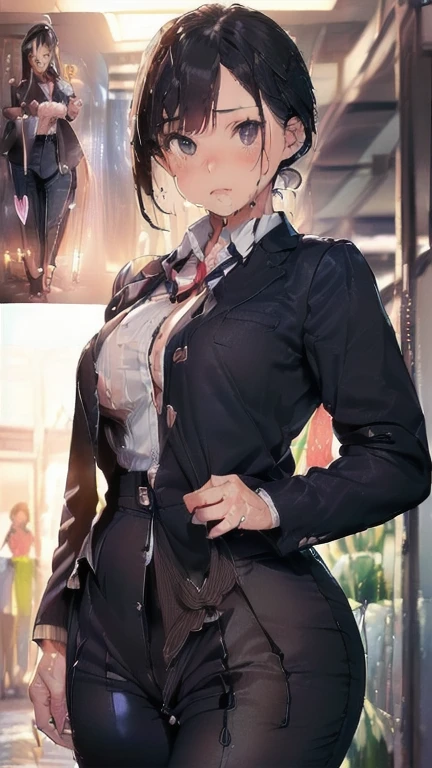 (must be follow these prompts:2),masterpiece,best quality,extremely detailed,photorealistic,(one woman:2),(genuine japanese looks:1.5),(japanese pretty woman:1.5),(adult woman but girly looks:1.4),(she is fresh rookie of the office:2.2),(girlish face:1.6),(ladies business suit:1.4),(adorable face:1.4),(in tokyo:1.4),(a little plump face:1.5),(a little tiny height:1.3),(a little fat legs:1.3),(a little short legs:1.2),(a little plump hip:1.3),(natural face:1.8),(usual face:1.6),(must be her business pants on:1.5),(she looks like japanese idol:1.5),(do not cut out her clothes:1.5),(normal body structures:1.9),(displayed one woman on single picture:2),(irresistible voluptuous body style:1.5),(must be fully clothes on:1.8),(she looks like a :1.7),(her arsehoeampied but ness pants on legs:1.8),(usual face and daily scene:2.3),(vivid description of smeary business pants for permeated semen:1.9),(jizzy footloafers:1.2)d semen adhered her intervaginal wall under her trousers:1.2),(frousy smegma in her vagina under her trousers:1.6),(she ookie in this company:2.3),(she is already creampied but hidden it behind her busines.2),(fresh rookie:2),(realistic detailed greasy semen that is penetrated into her business suit soty:2),(creampied hidden vagina under her business pants:1.7),(ng in this officely:2.3),(her crotch area is certainly unwashed for one month:2.3),(her smeary business pants must be on:2),(japanese girl in business scene:2),(unwashed worst pussy that is behind business pants for one month:2.4),(oldest semen o filthy:2),(oldest semen adhered her business suit too filthy:nsanitary worst semen adhered t business trousers too smeary:2),(thoroughly raped her up again gain:2.2),(extremely detailed filthy semen that is permeated to hit:2),(usual expression:2),(working after violated:2),(put onie's business trousers again:2),(defiled rookie's hope:2),(formal colored suit:2)