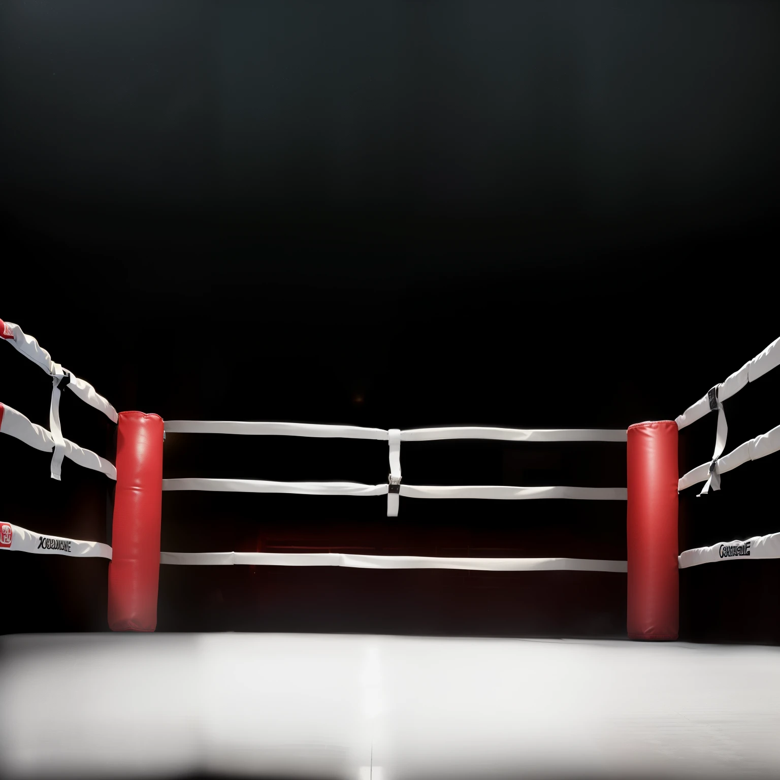 cordes blanches ring boxe blanc