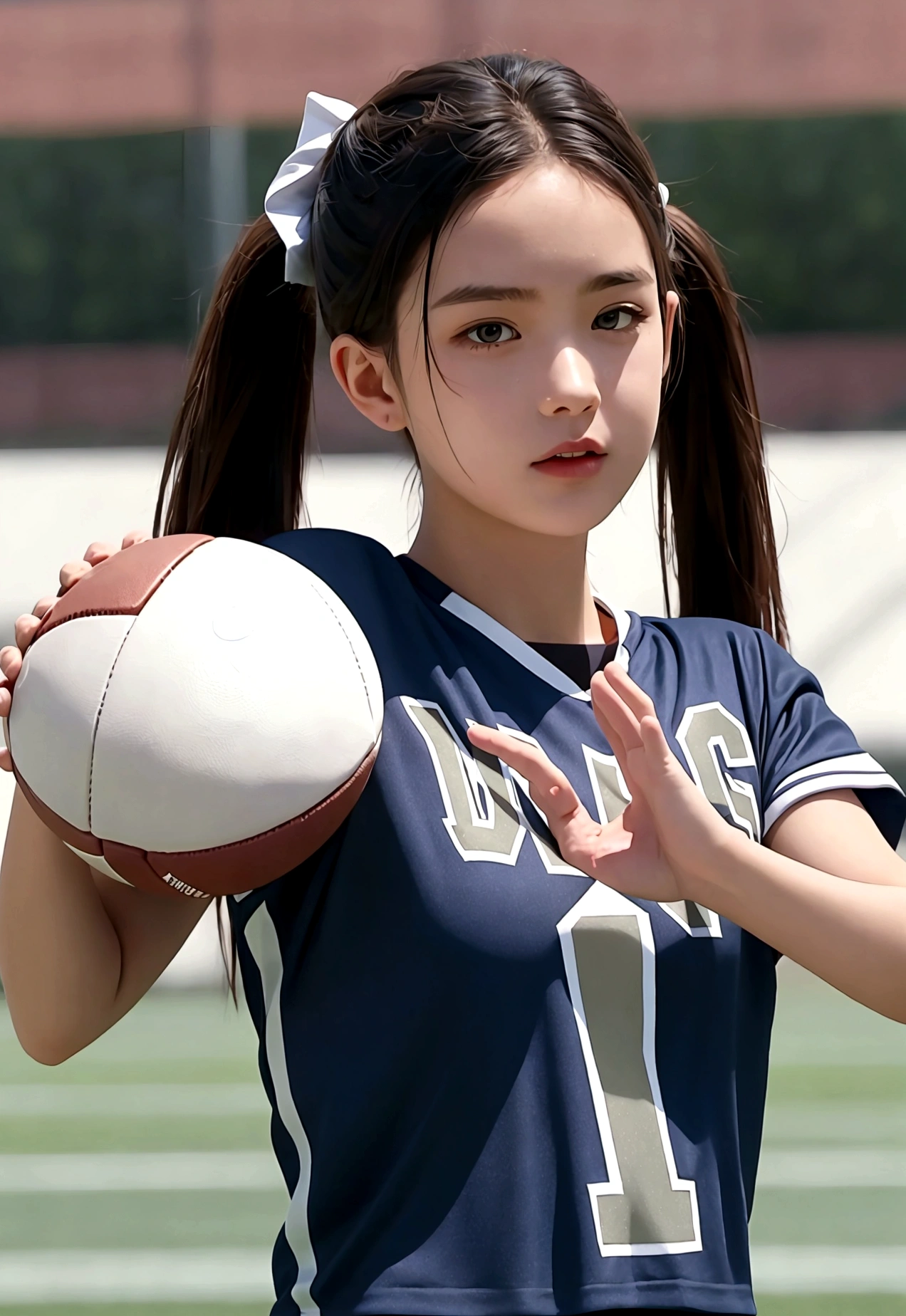 A girl,Football cheerleaders,cheer,Football sportswear