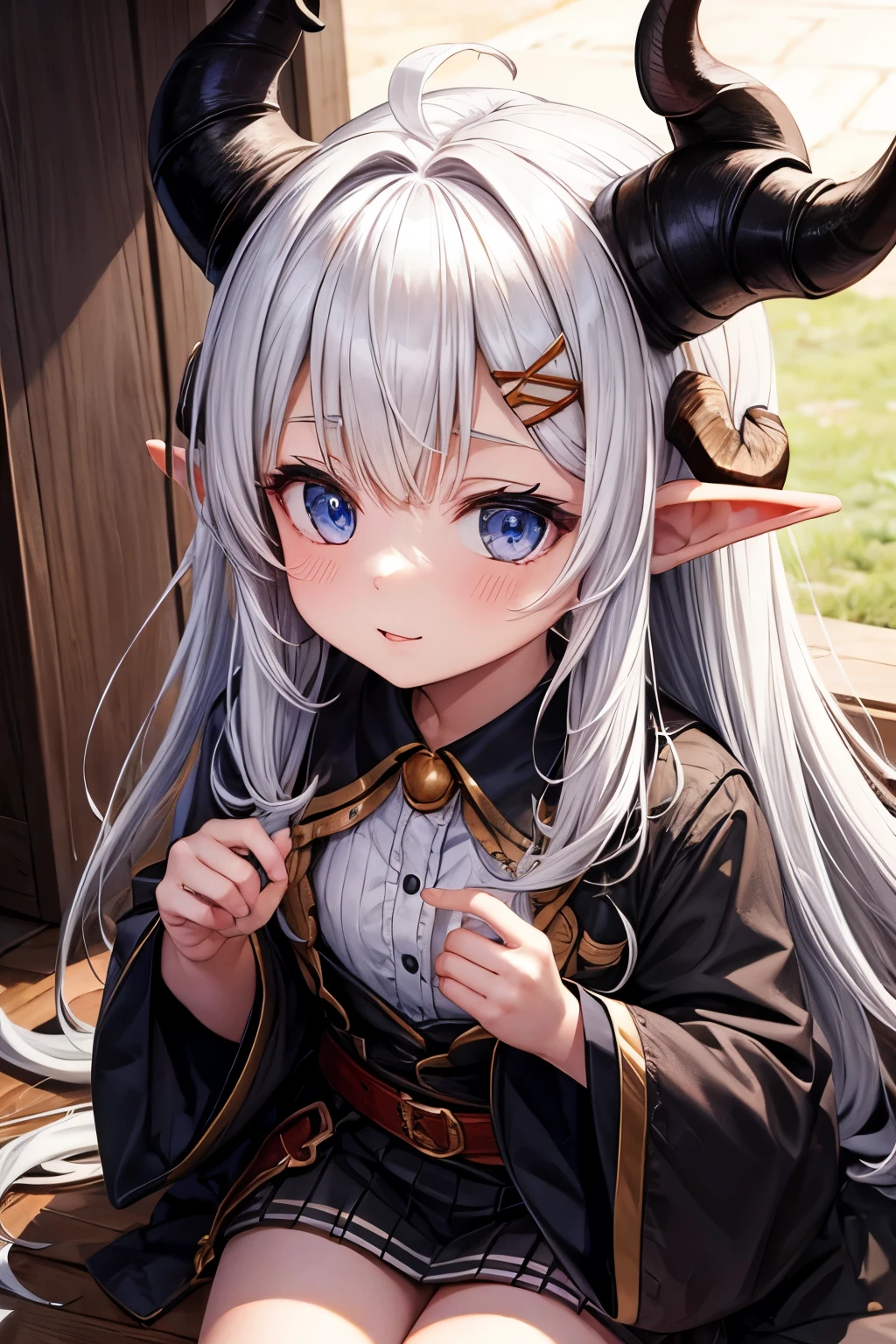 two little horns in head
