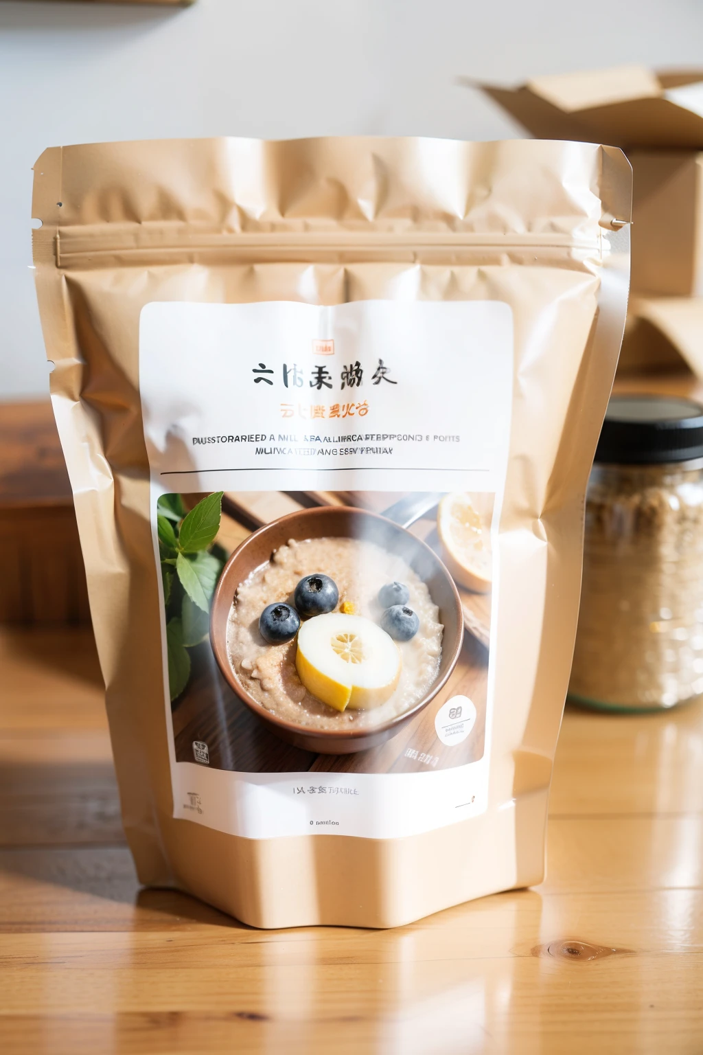 Product packaging,Multigrain porridge,Introduction to the atmosphere