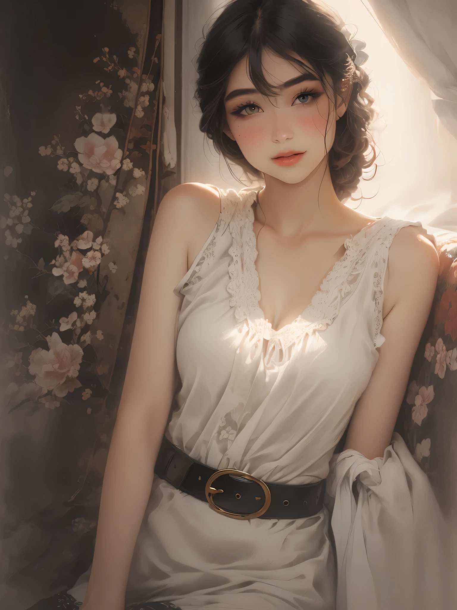Ink style,A girl