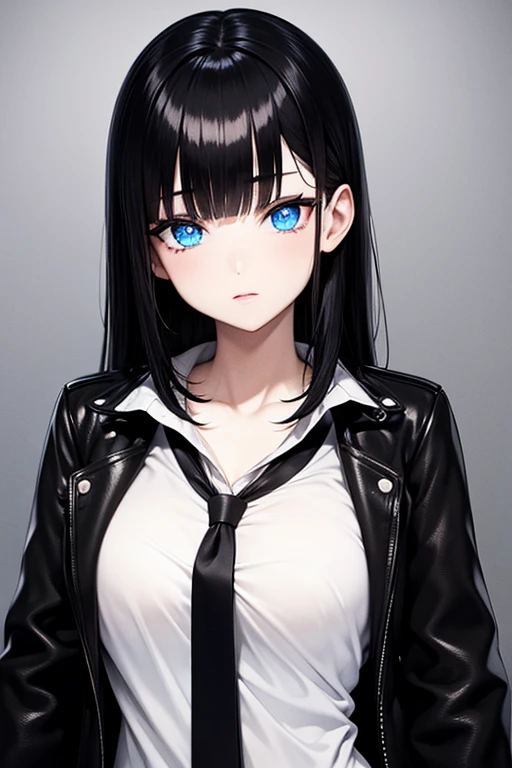 Girl with black hair and blue eye, use  by kotosmix