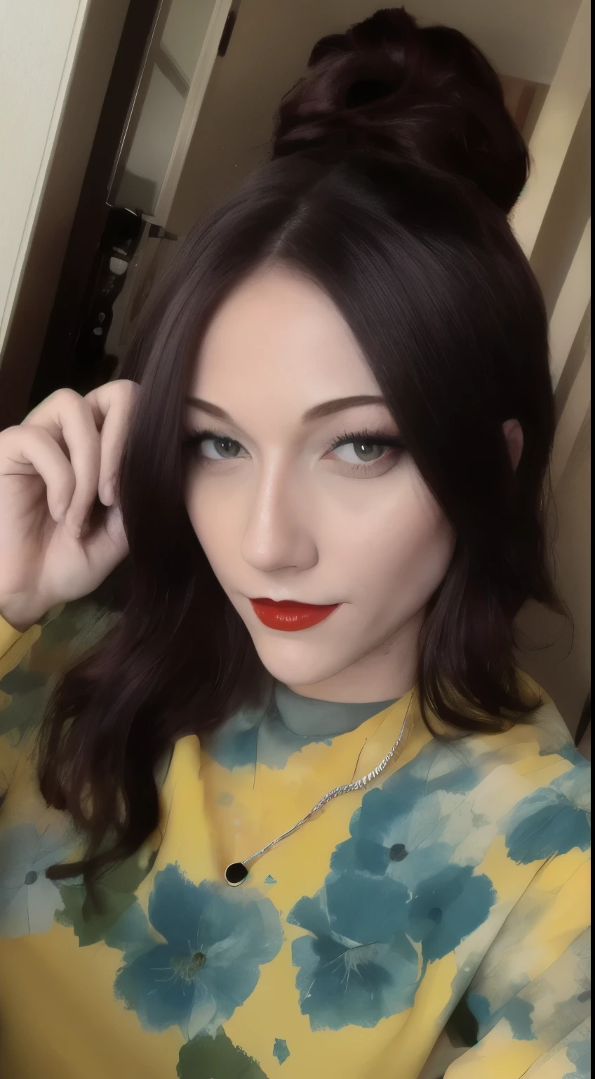 cum, red lips, red lipstick, eyeshadow, blush, makeup, pretty