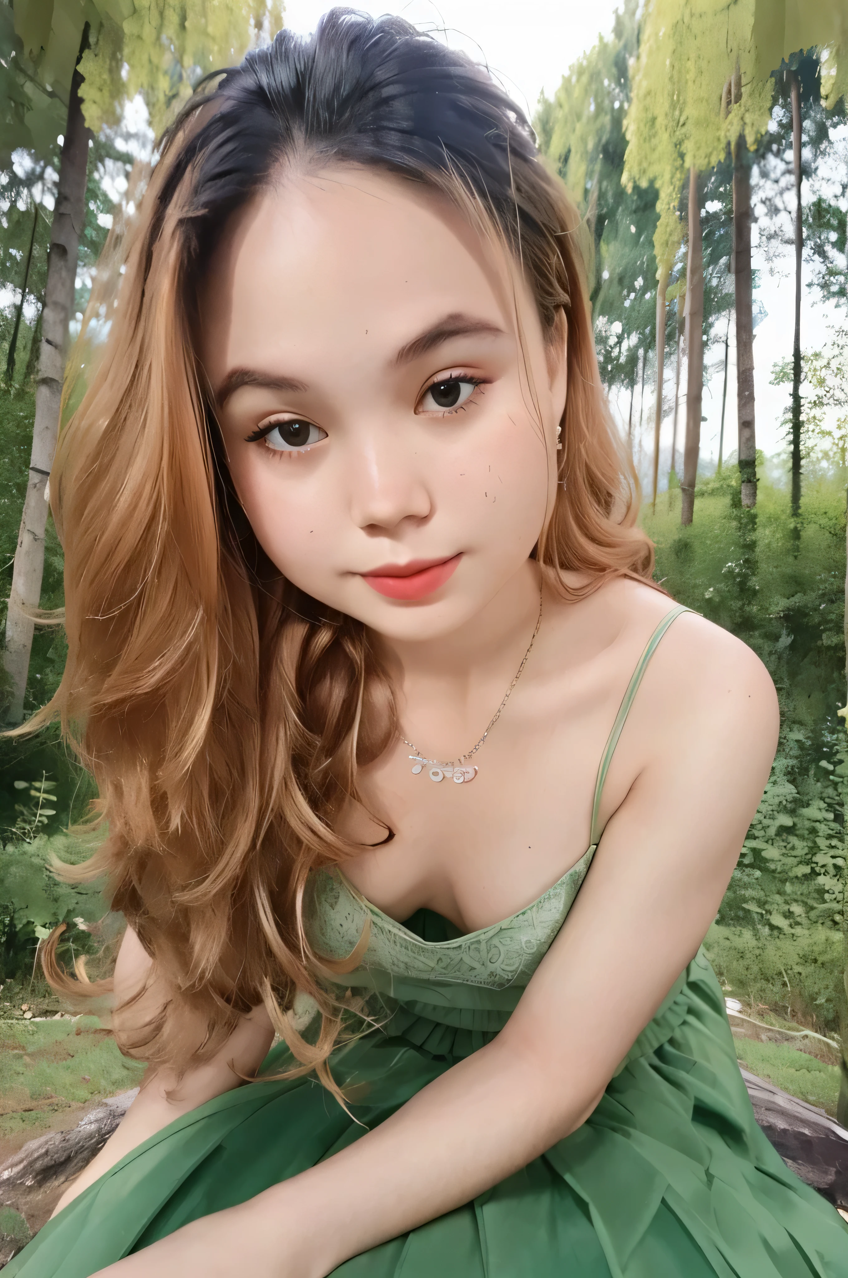 Cute woman under drizzle, (elegant, pretty face), camisole dress, forest moss, flower field, , red curly hair, (long hair), ((Delicate skin, Texture)), full body, Super detailed, (Intricate details, fine details, Super detailed), Ray tracing, subsurface scattering, (fantasy underworld in the background), Diffuse soft light, Shallow depth of field, go through (Oliver Waite), sharp focus bokeh, (Realistic photo quality:1.4)