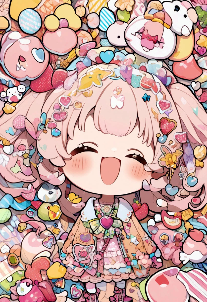 Peach Girl Sticker
