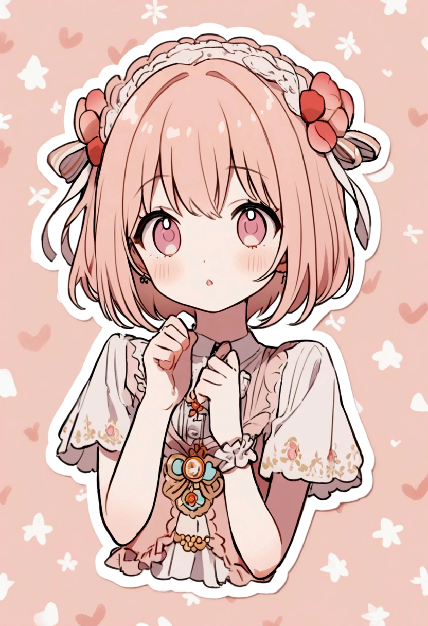 Peach Girl Sticker
