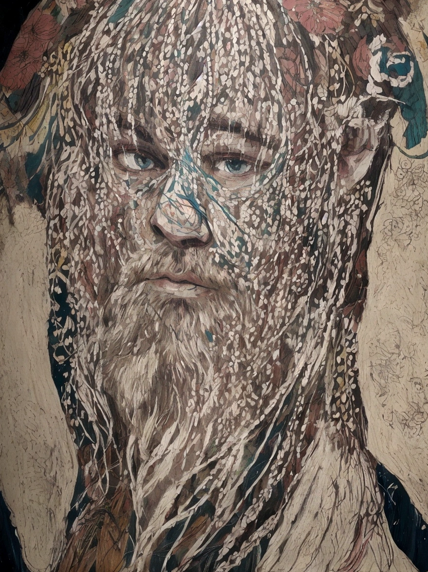 forte princesa guerreira viking, in the midst of war, seios grandes a mostra,centrado, chave visual, intricado, altamente detalhado, breathtaking beauty, lineart preciso, vibrante, comprehensive cinematic, corpo nu,Carne Griffiths, Conrado Roset, (o retrato mais lindo do mundo:1.5)

