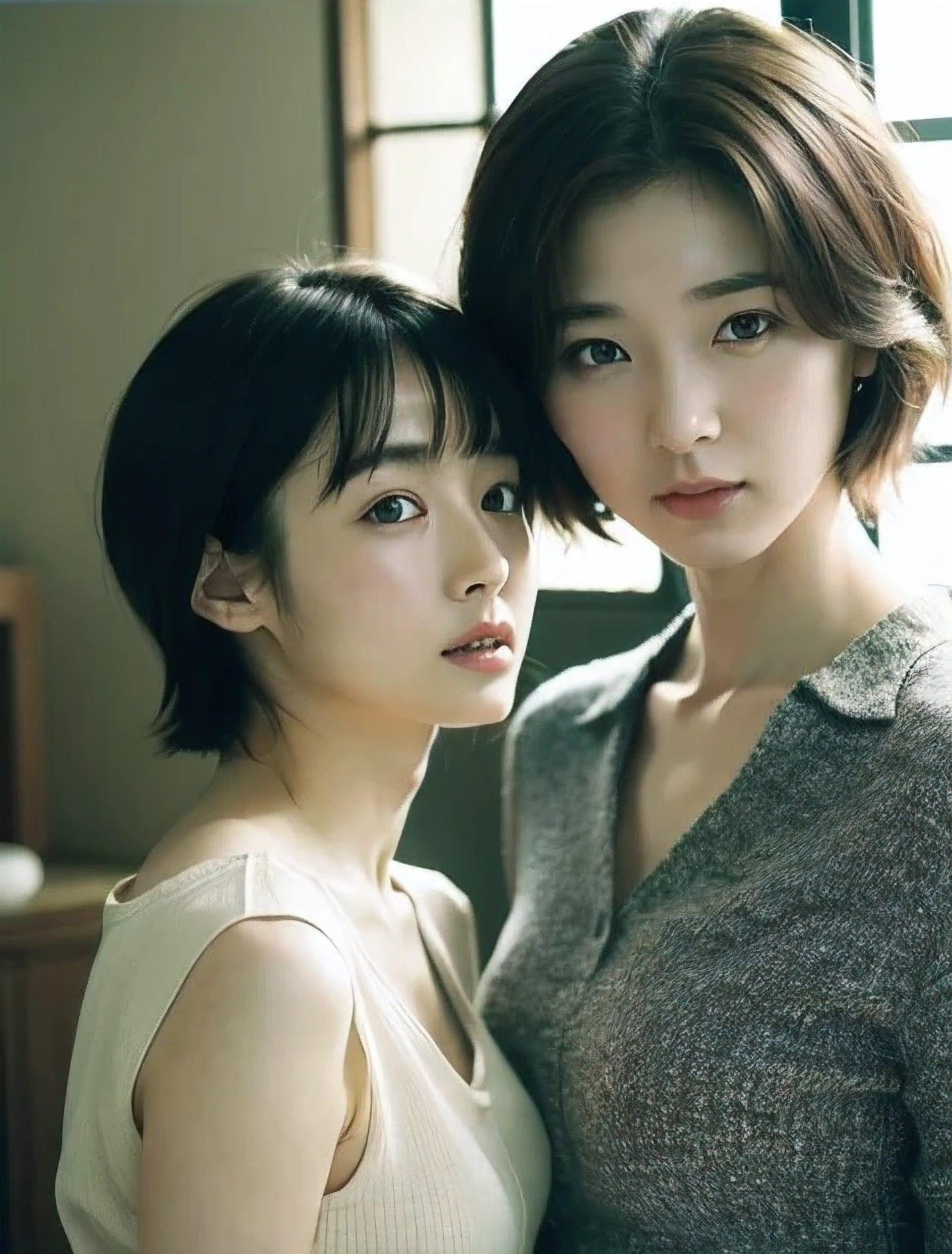 Lee Young-ae、Matsumoto Wakana、26 years old、Short Hair、A gentle gaze、Slender Style、1 person