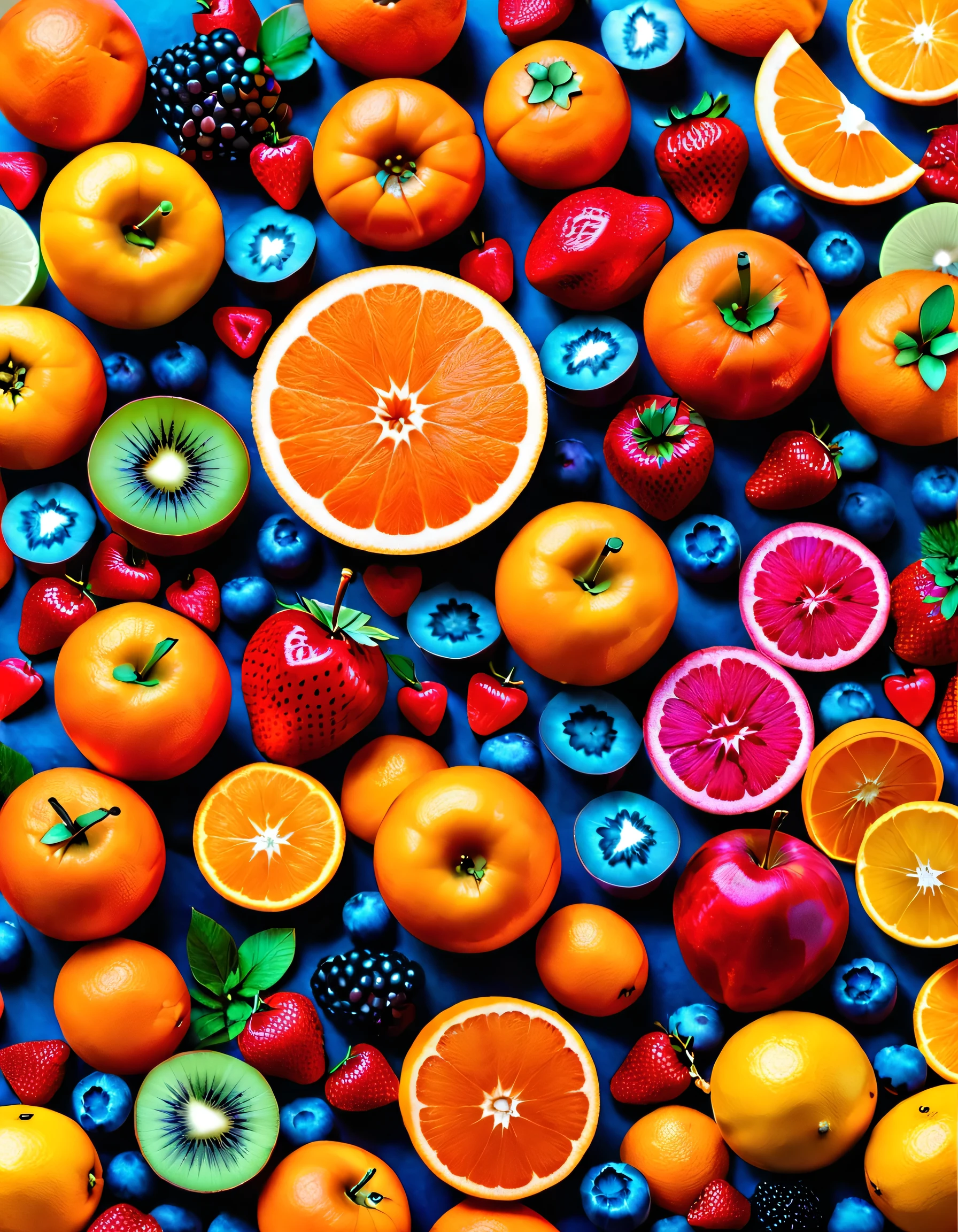 Colorful fruits