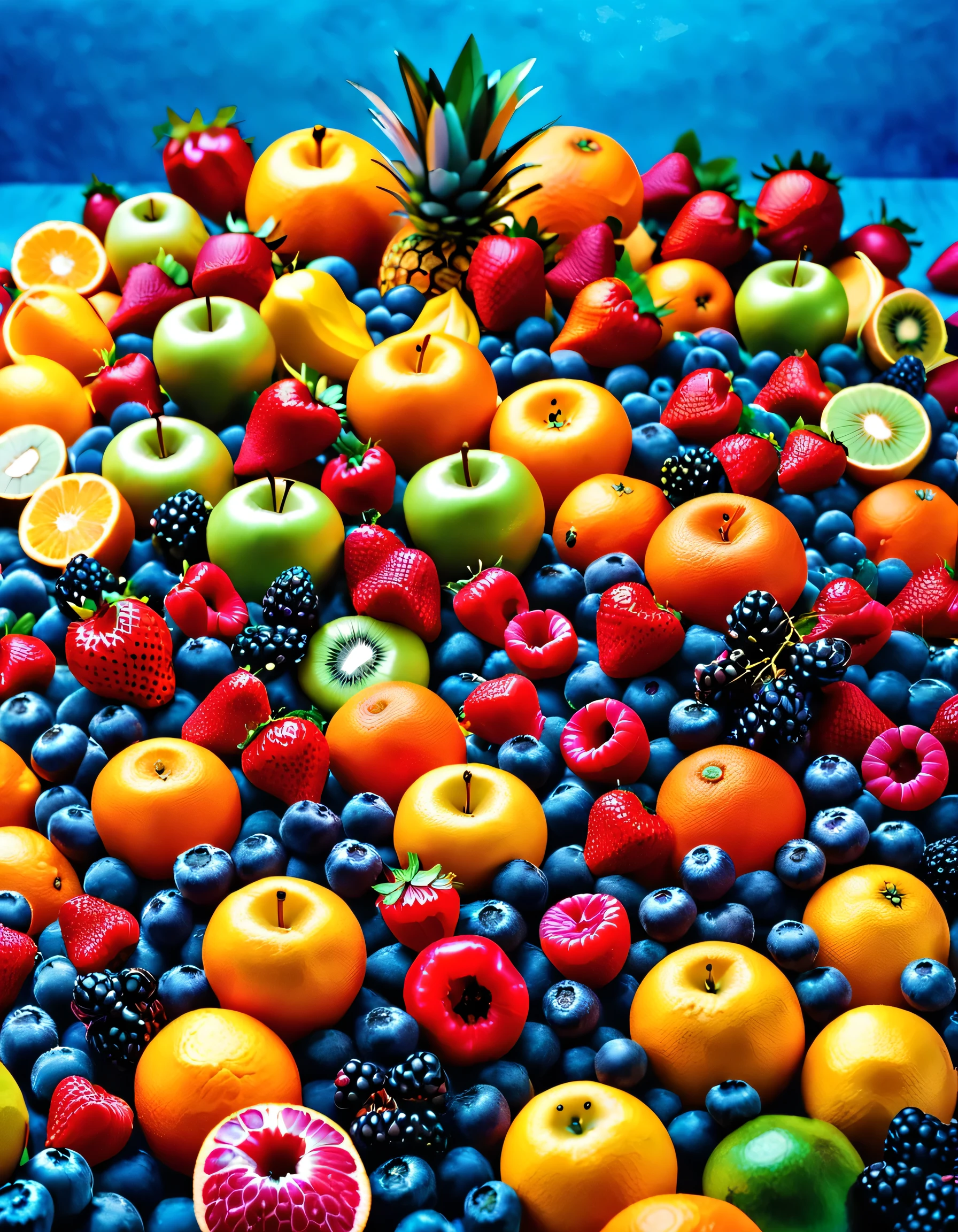 Colorful fruits
