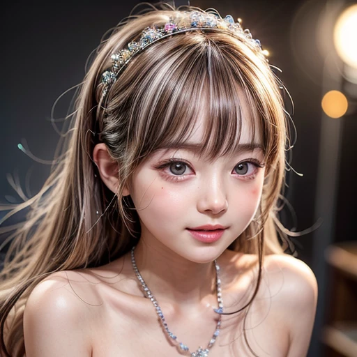 NSFW, 8k, High-level, absurd, masterpiece, best quality, primitive, very detailed CG, very detailed wallpaper, perfect lighting, Extremely detailed (((The personifying " Rimuru Tempest " as a ))), MysticSight, Tyndall effect, Tyndall scattering, Studio gray background with (many Dazzling RainbowColor particles BokeH:1.28), (RoundlyButts, ThighGap), (Exposed:0.4), (Assfocus with looking ahead), BREAK (NOGIZAKA face variations) Extremely Detailed very KAWAII face variations, perfect anatomy, Childish, captivating gaze, elaborate detailed Eyes with (sparkling highlights:1.28), long eyelashes、Glossy RED Lips with beautiful details, Coquettish tongue, Rosy cheeks, Radiant PearlSkin with clear transparency . { (Dynamic LifeLike expressions:1.4) | :d) }, (large eyes:-1) .