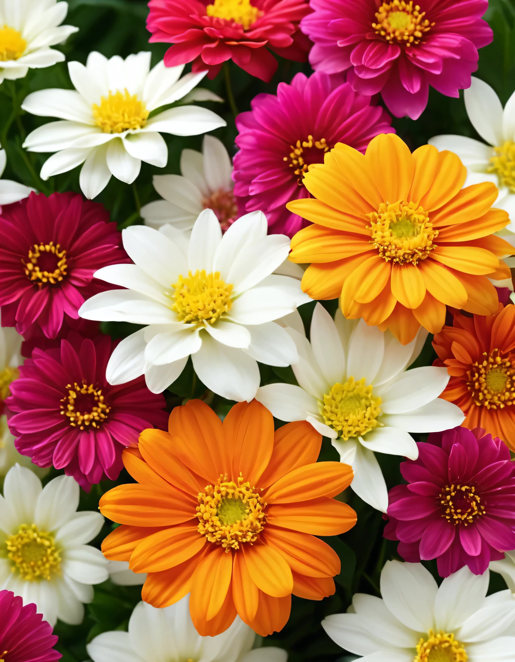 Stylish design、Filled with colorful flowers